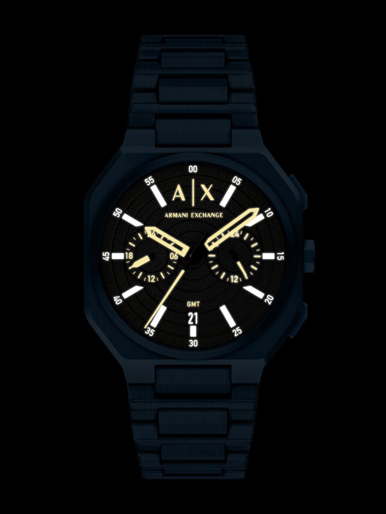 Image 4 of 7 of Armani Exchange Bass Dual-Time BlueWatch