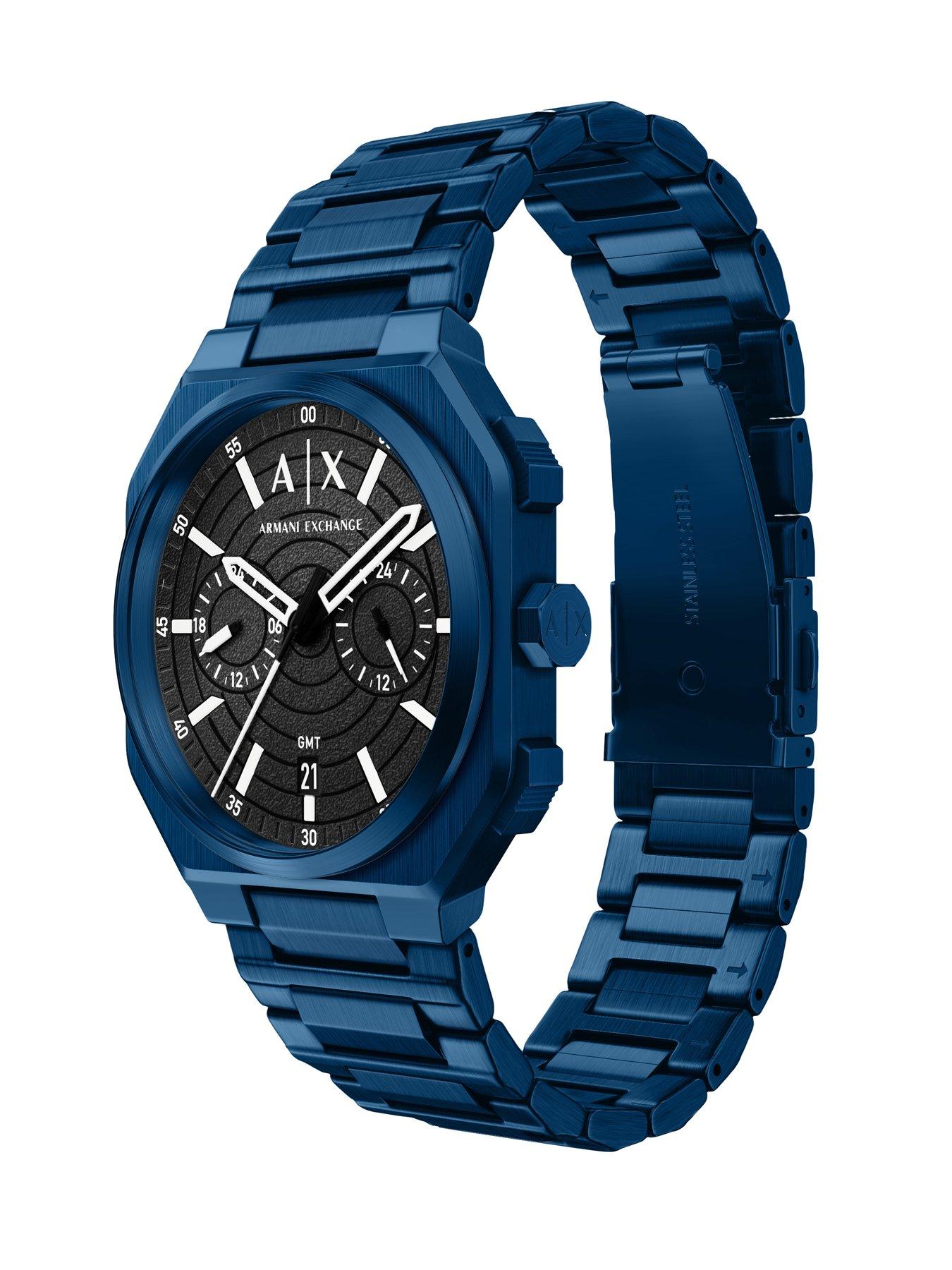 Image 6 of 7 of Armani Exchange Bass Dual-Time BlueWatch