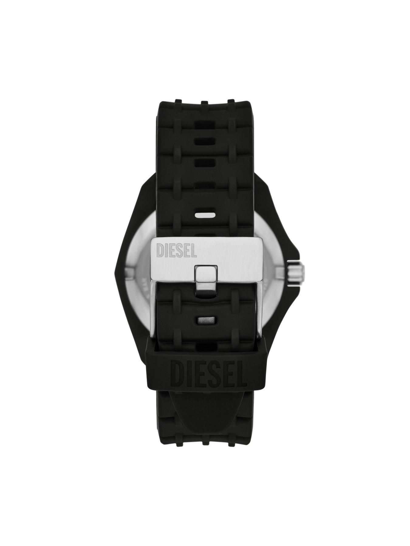 Image 2 of 5 of Diesel Stinger Three-Hand Black Silicone Watch (DZ2243)