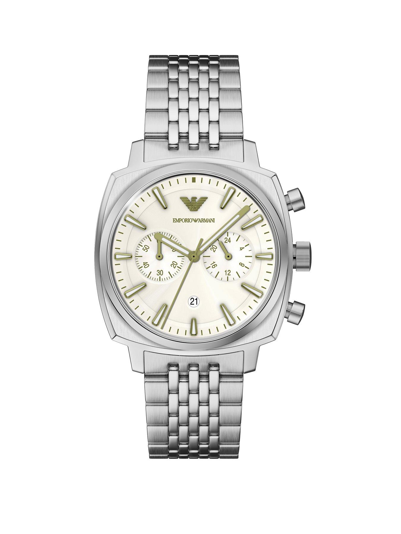 Emporio Armani Men's Chronograph Stainless Steel Watch, AR11800