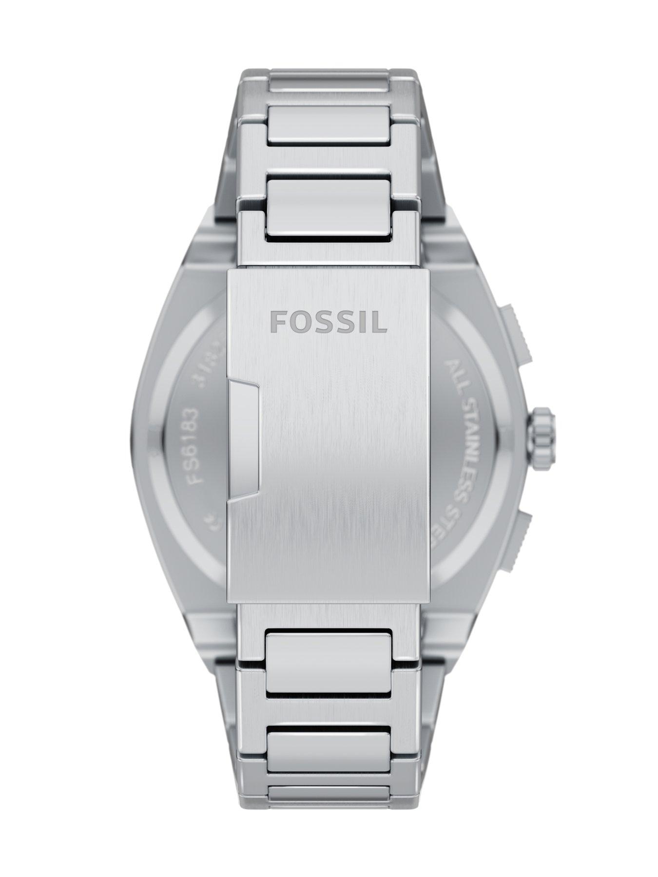 Image 2 of 7 of Fossil Men's Everett Chronograph Stainless Steel Watch, FS6183