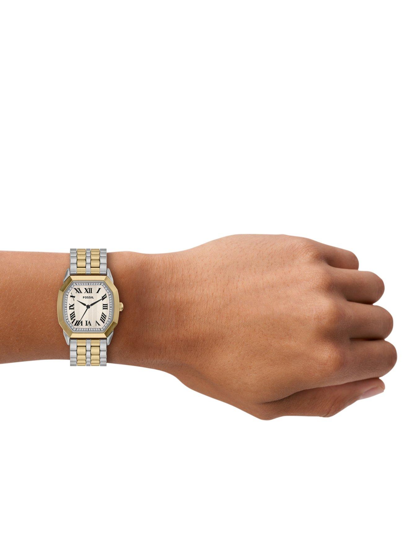 Image 3 of 7 of Fossil Men's Harlow Three-Hand Two-Tone Stainless Steel Watch, FS6212