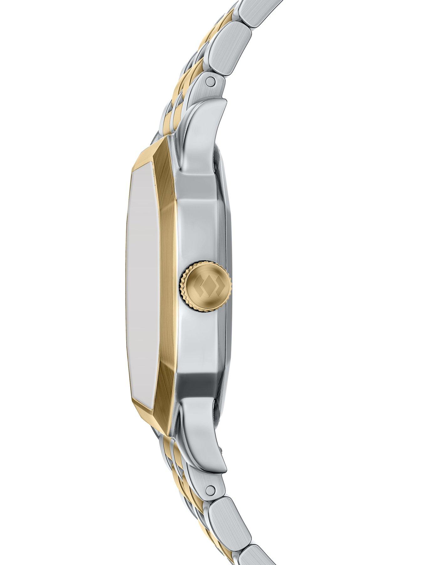 Image 4 of 7 of Fossil Men's Harlow Three-Hand Two-Tone Stainless Steel Watch, FS6212