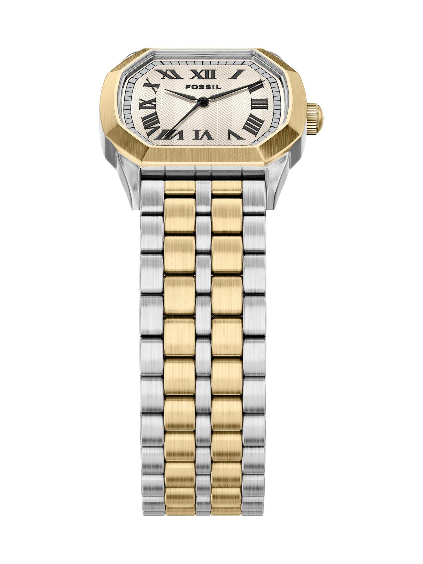 Image 5 of 7 of Fossil Men's Harlow Three-Hand Two-Tone Stainless Steel Watch, FS6212