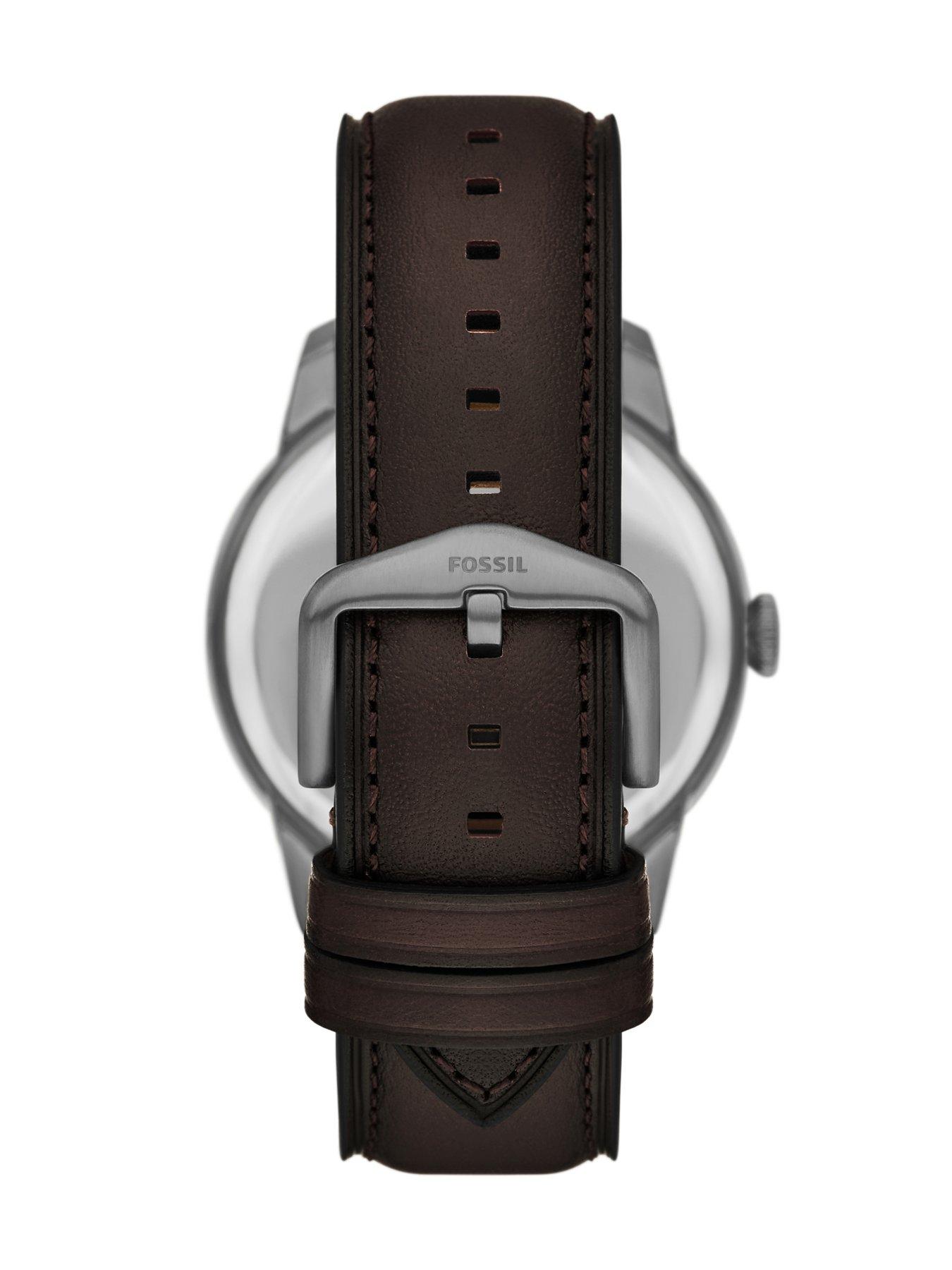 Image 2 of 6 of Fossil Men's Townsman Big Tic Two-Tone Leather Watch, FS6191