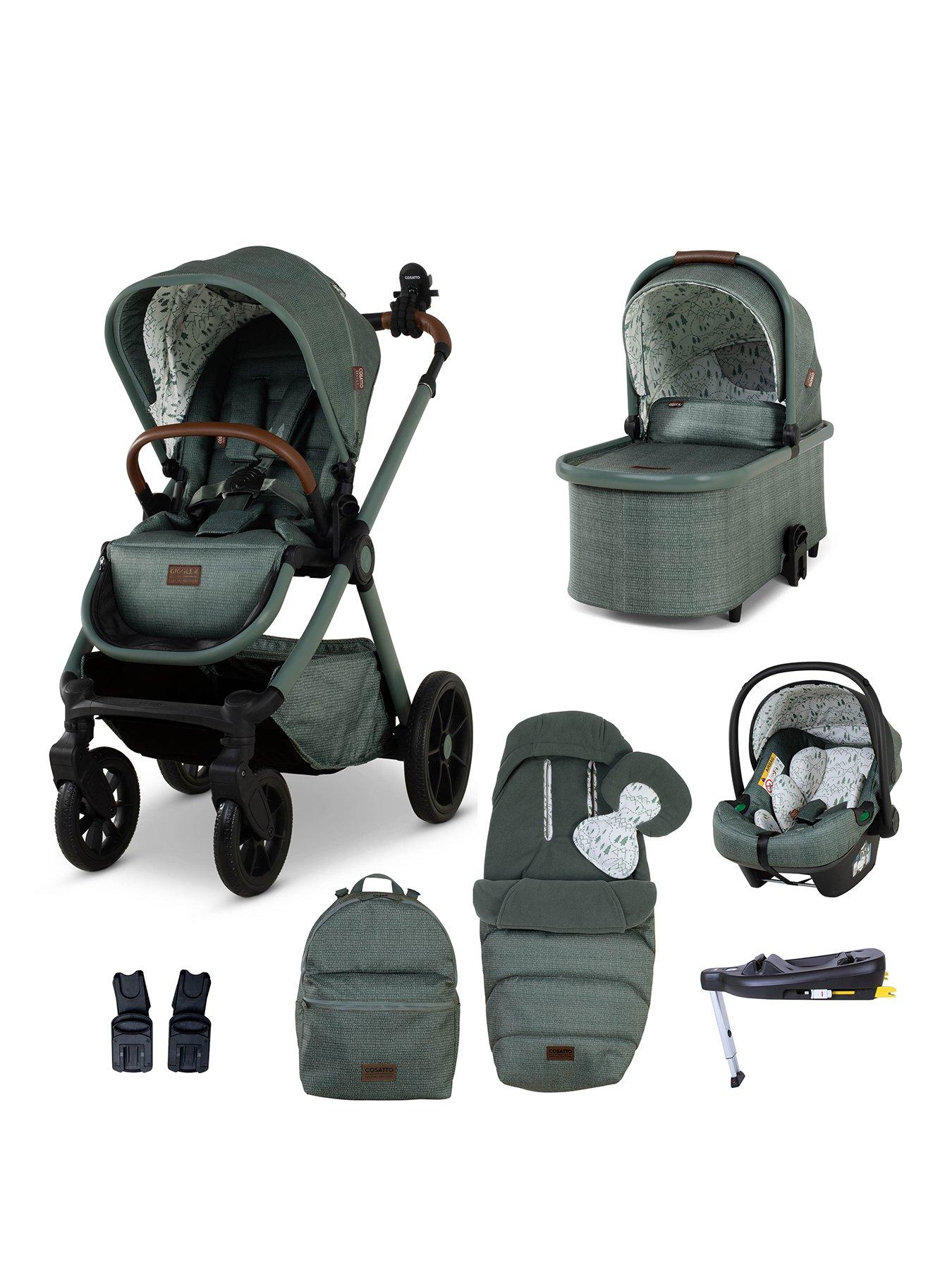 Image 1 of 7 of Cosatto Giggle 4 Special Edition Travel System Bundle - Tiny Treetops