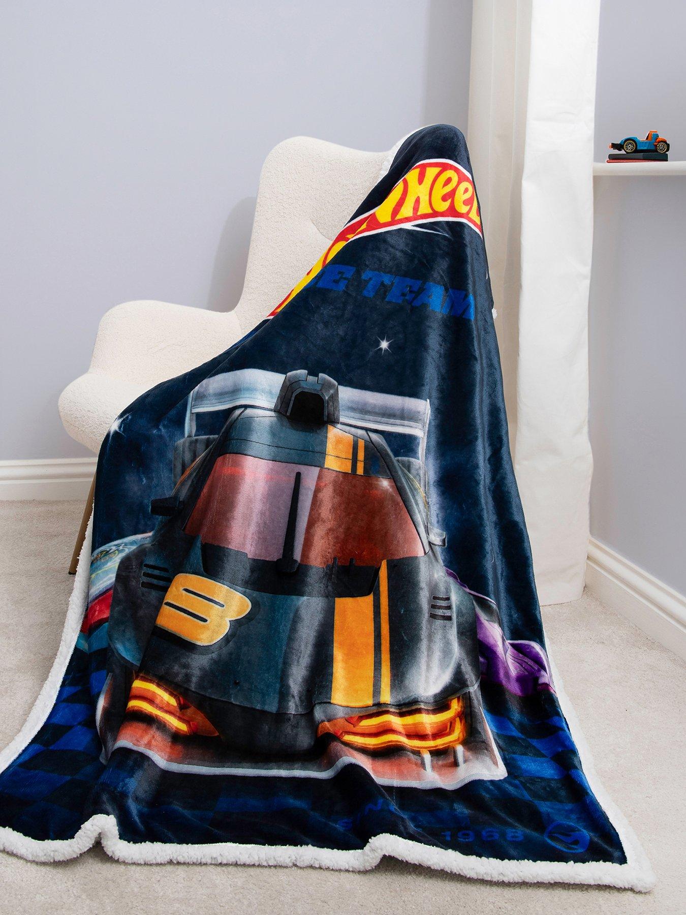 Image 1 of 7 of Hot Wheels Motorway Digital Sherpa Back Fleece