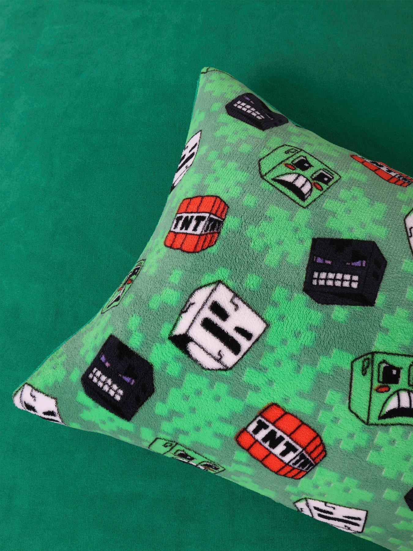 Image 6 of 6 of Minecraft Grounds Single Rotary Fleece Duvet