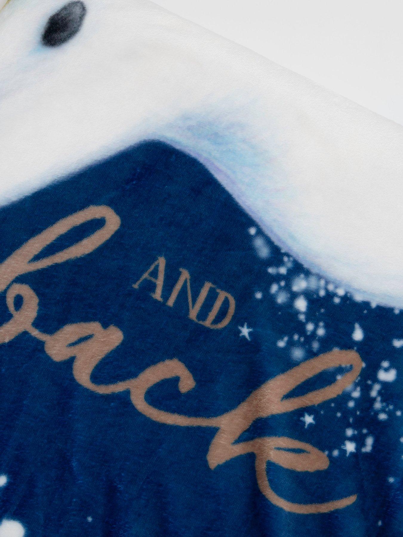 Image 3 of 7 of The Snowman Flurry Digital Sherpa Back Fleece