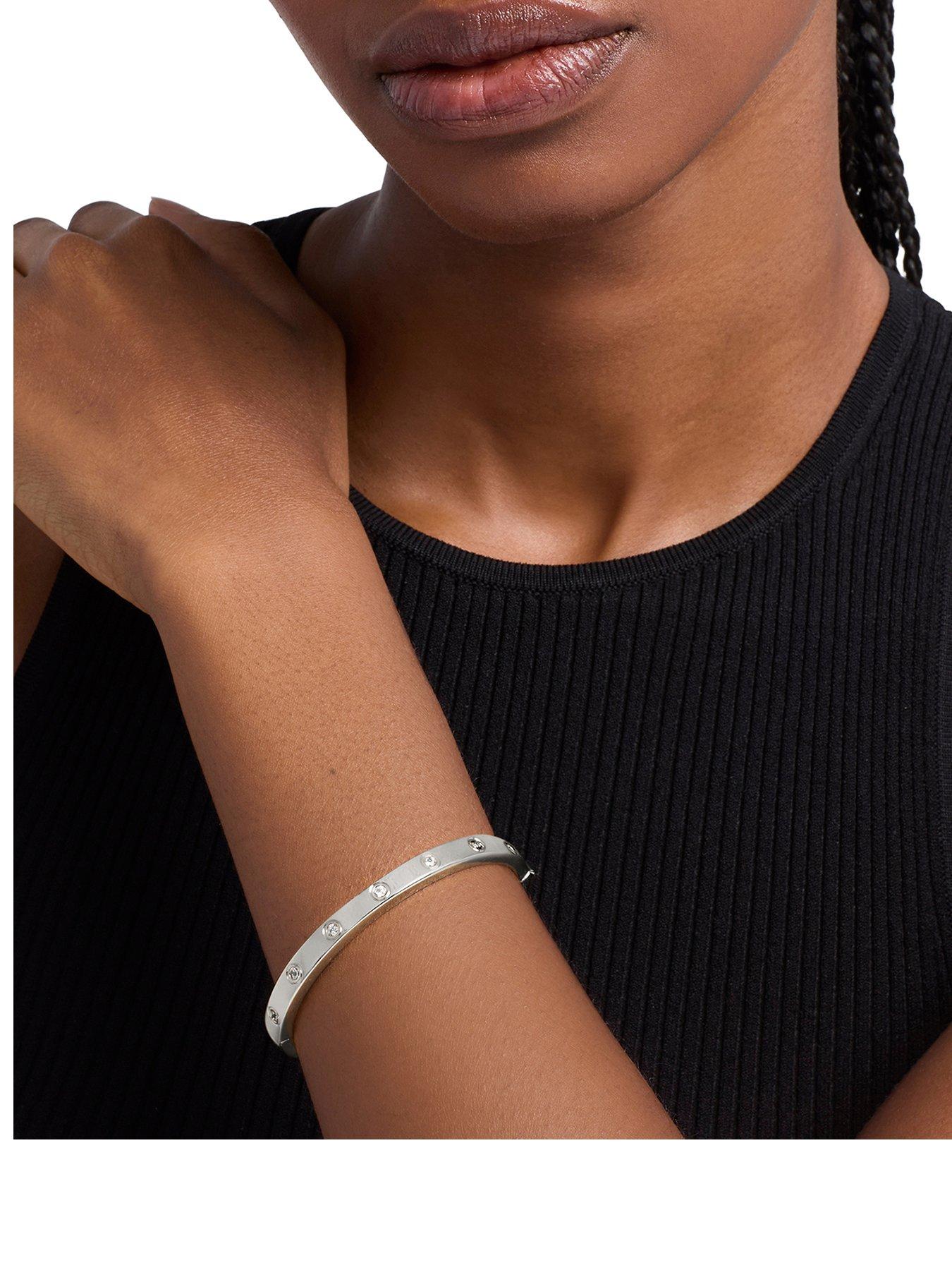 Michael Kors Women's Stone Station Bangle Bracelet, MKJ8650040