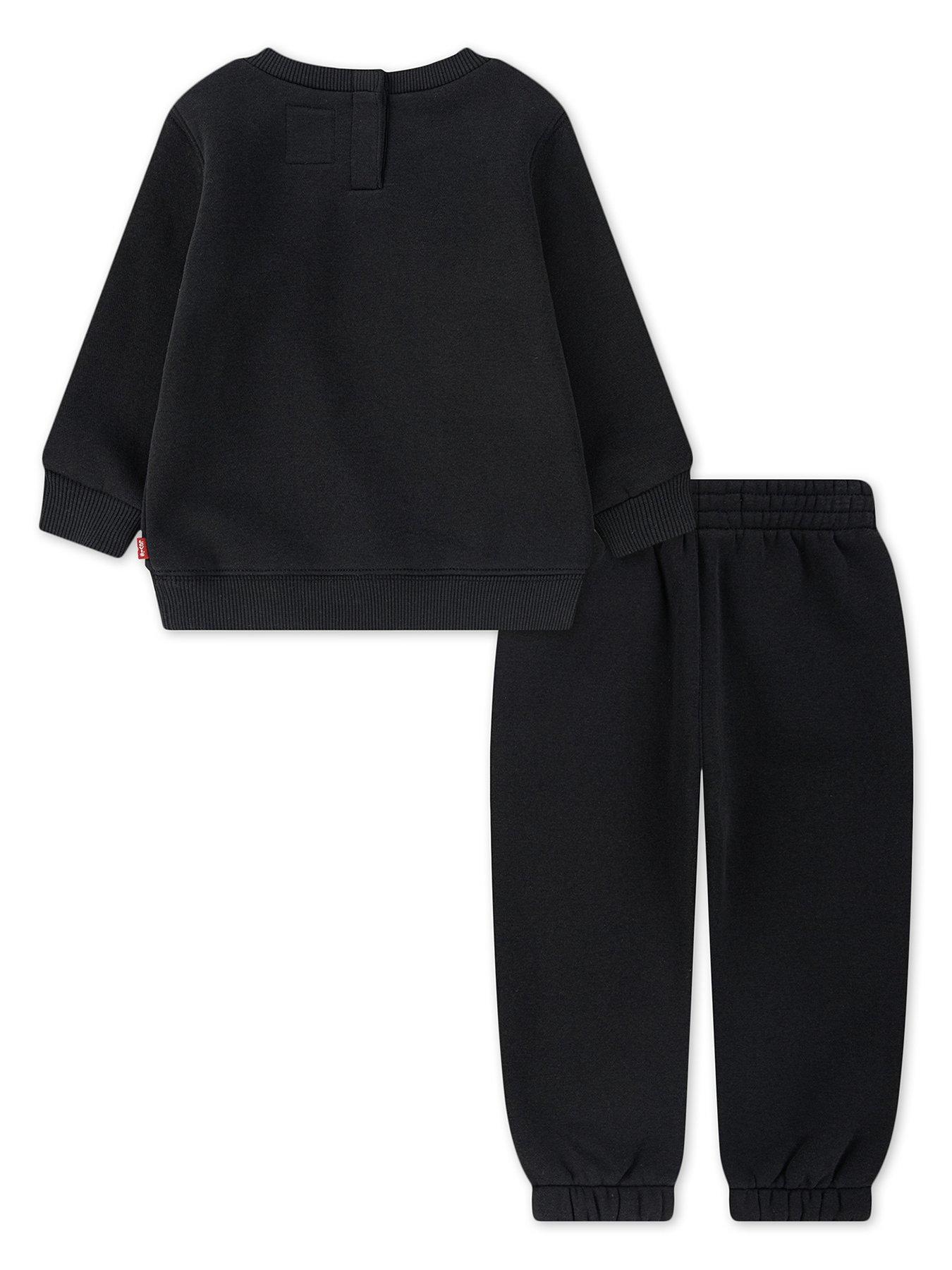 Image 2 of 3 of Levi's Baby Boys Sweat &amp; Jogger Set - Jet Black