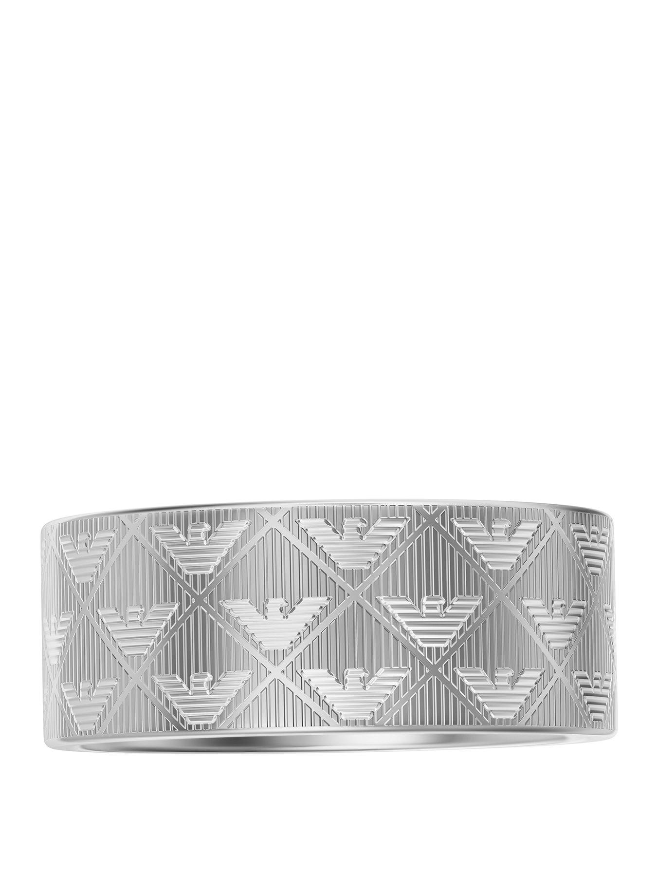 Emporio Armani Men's Stainless Steel Band Ring, EGS3361040