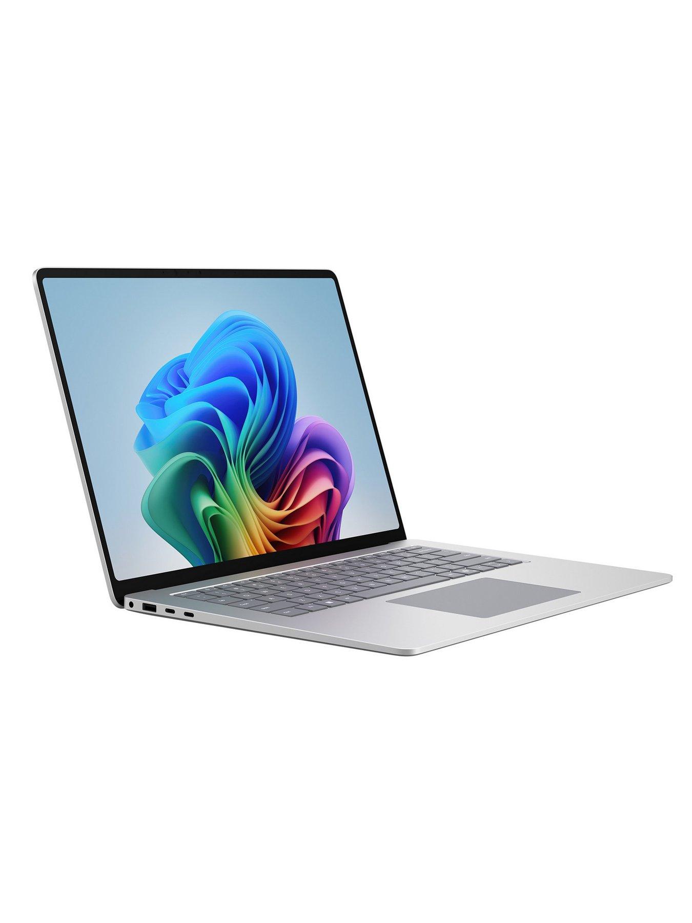 Image 5 of 7 of Microsoft Surface 15in Touchscreen Laptop - Copilot+ PC - Snapdragon X2 Plus, 16GB RAM, 512GB SSD, Platinum - No Power Adaptor Included + Optional M365