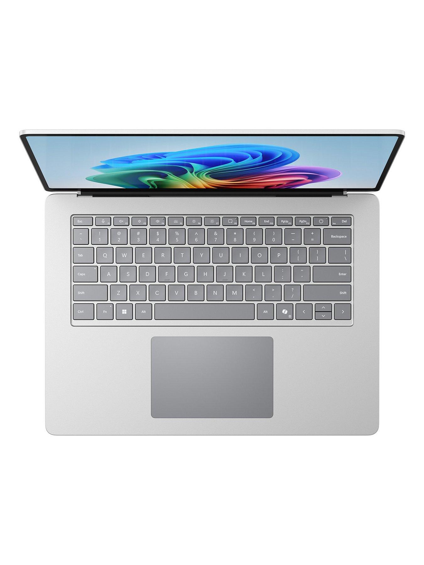 Image 6 of 7 of Microsoft Surface 15in Touchscreen Laptop - Copilot+ PC - Snapdragon X2 Plus, 16GB RAM, 512GB SSD, Platinum - No Power Adaptor Included + Optional M365