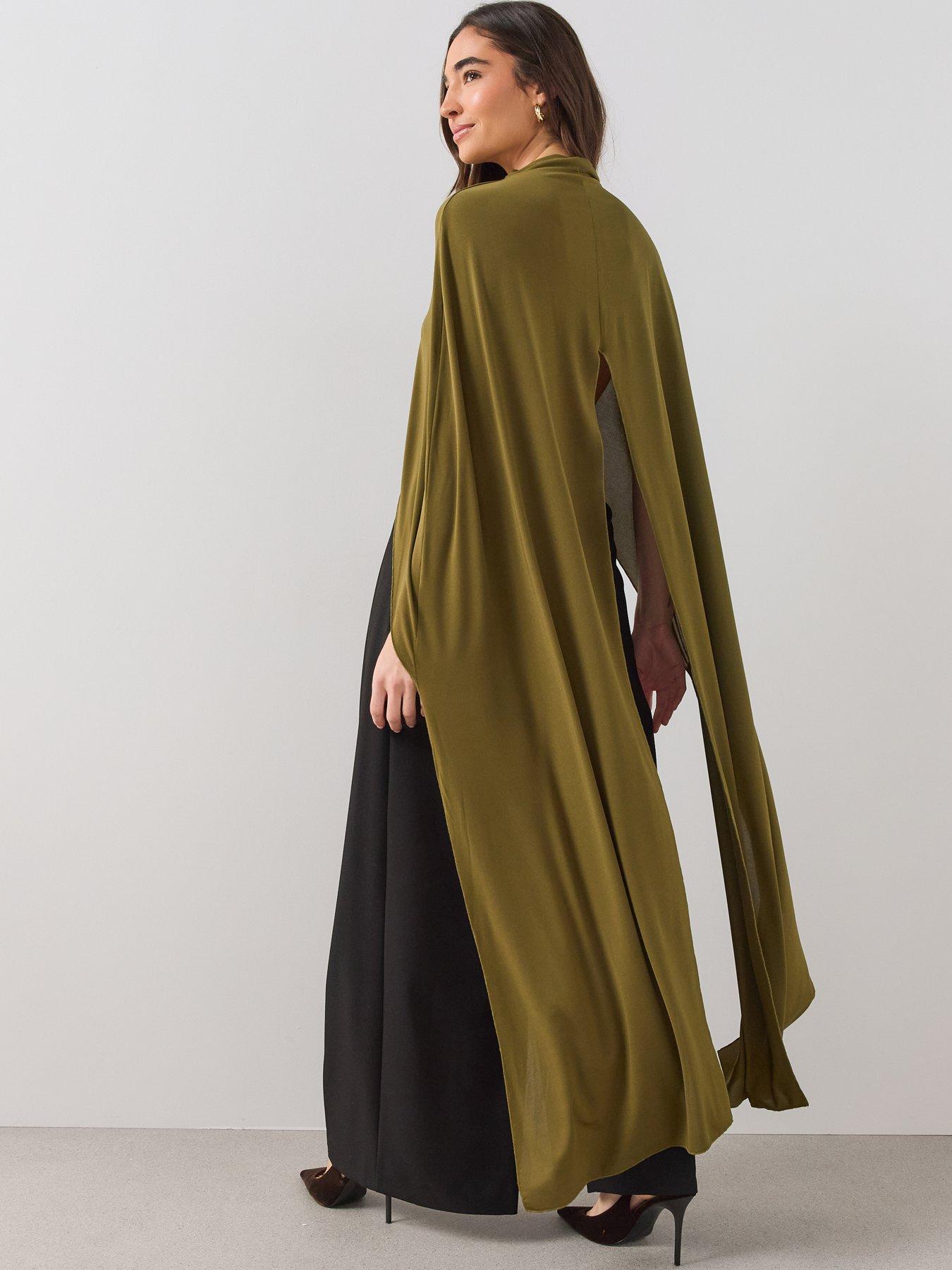 Image 2 of 6 of The Very Collection High Neck Mesh Top - Olive