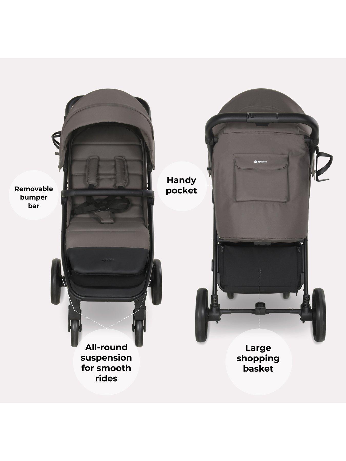 Image 4 of 8 of My Babiie MB160 Plus Pushchair - Cookie