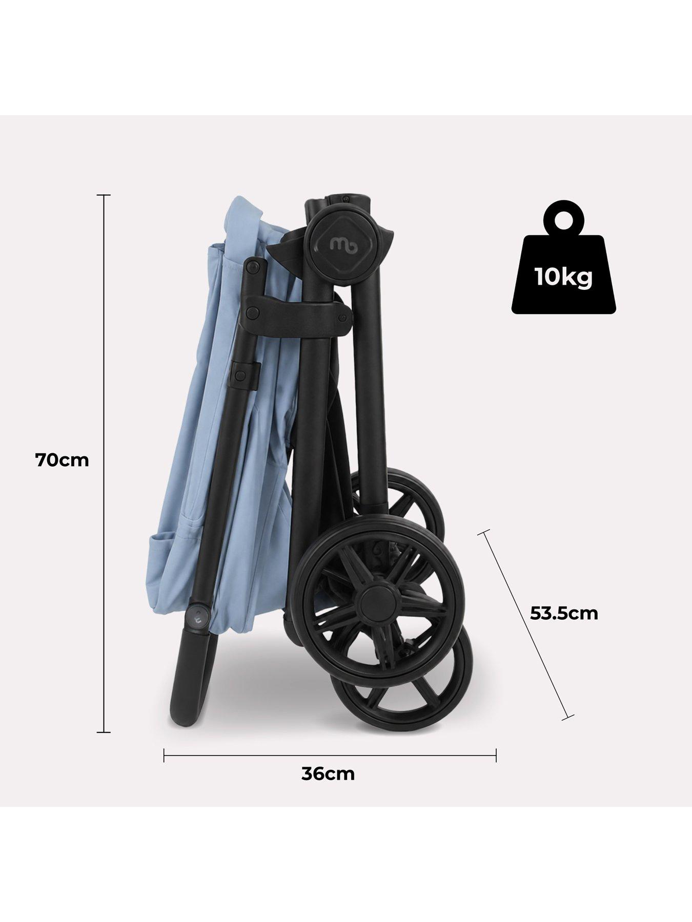 Image 7 of 8 of My Babiie MB160 Plus Pushchair - Blue