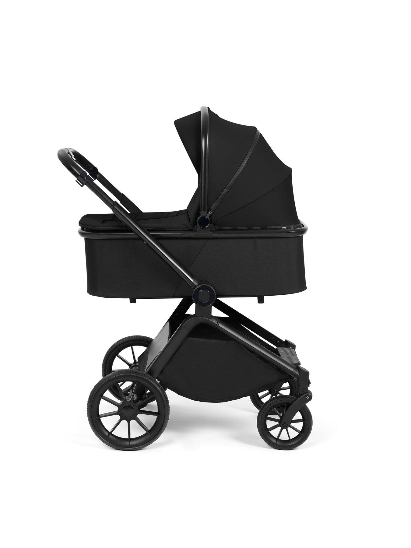 Image 2 of 6 of Ickle Bubba Altima 12 Piece Travel System with i-Size Nimbus Car Seat & Spin ISOFIX Base - All Black