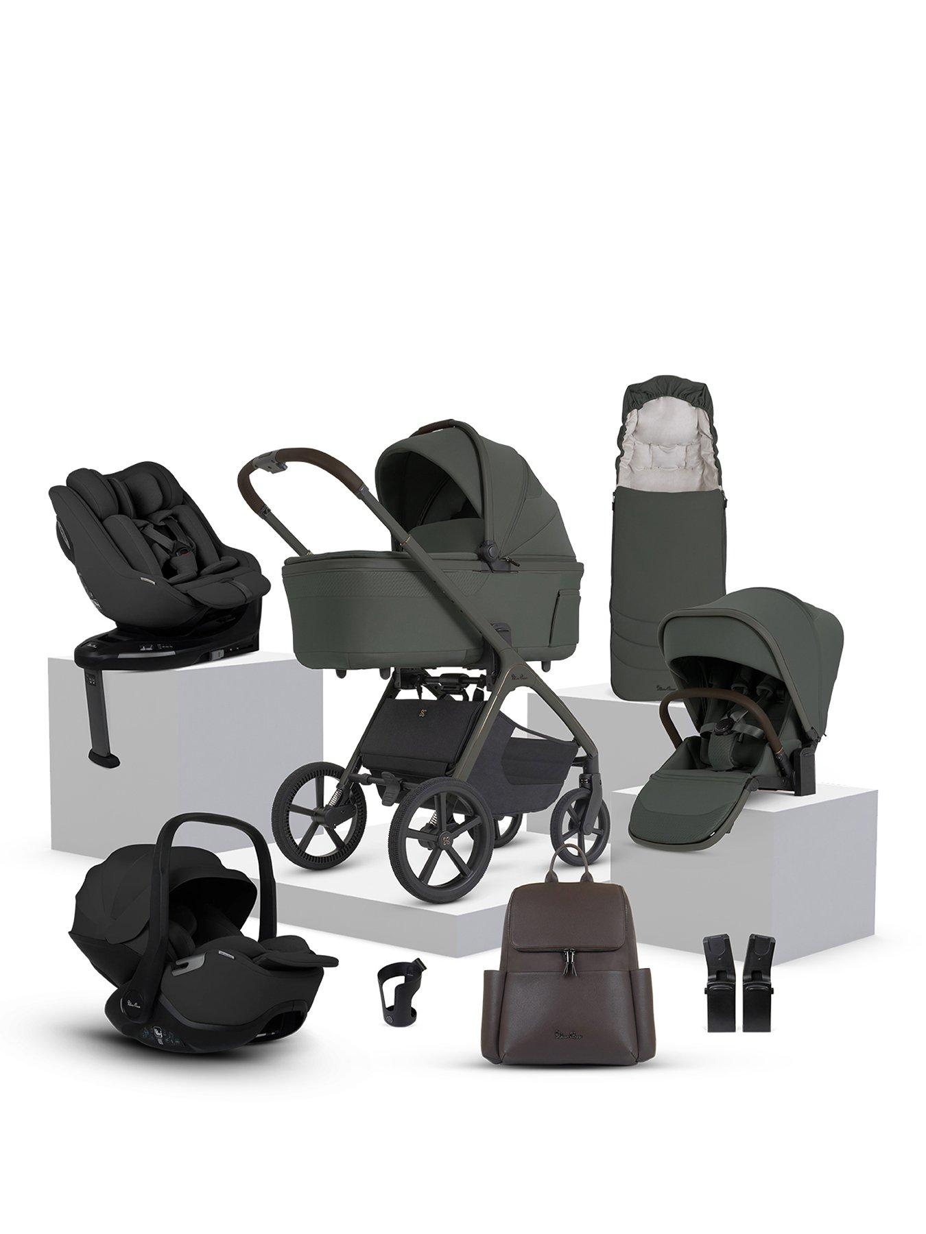 Silver Cross Cove 2 Ultimate 360 Family Bundle Pewter - Iconic Black