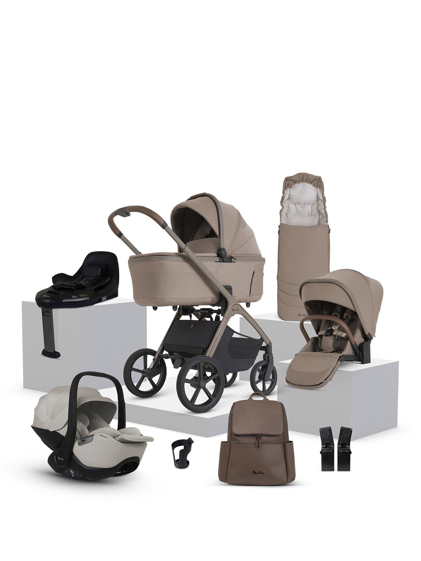 Silver Cross Cove 2 360 Car Seat Bundle Champagne - Natural Taupe