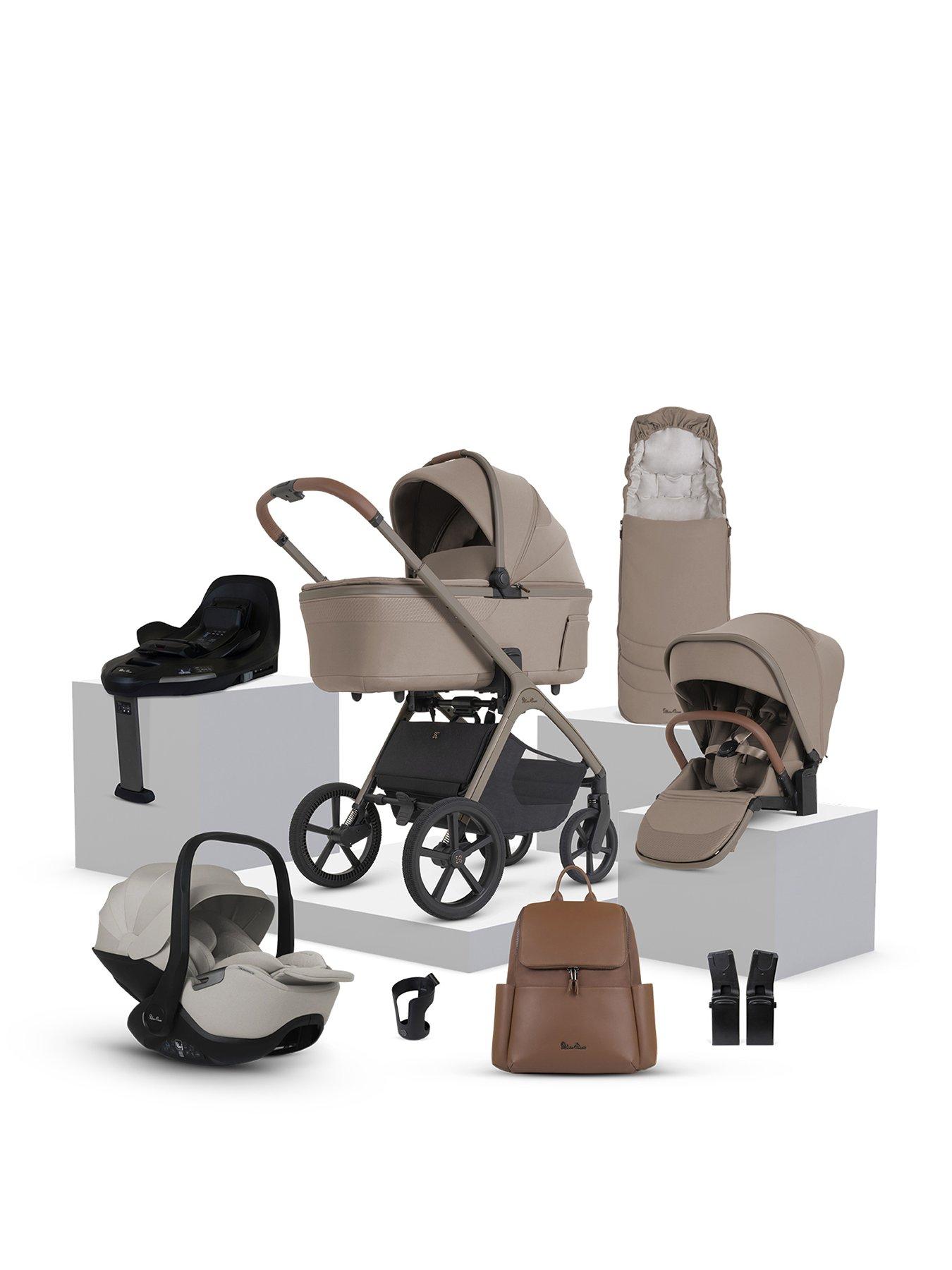 Silver Cross Cove 2 360 Car Seat Bundle Champagne - Natural Taupe
