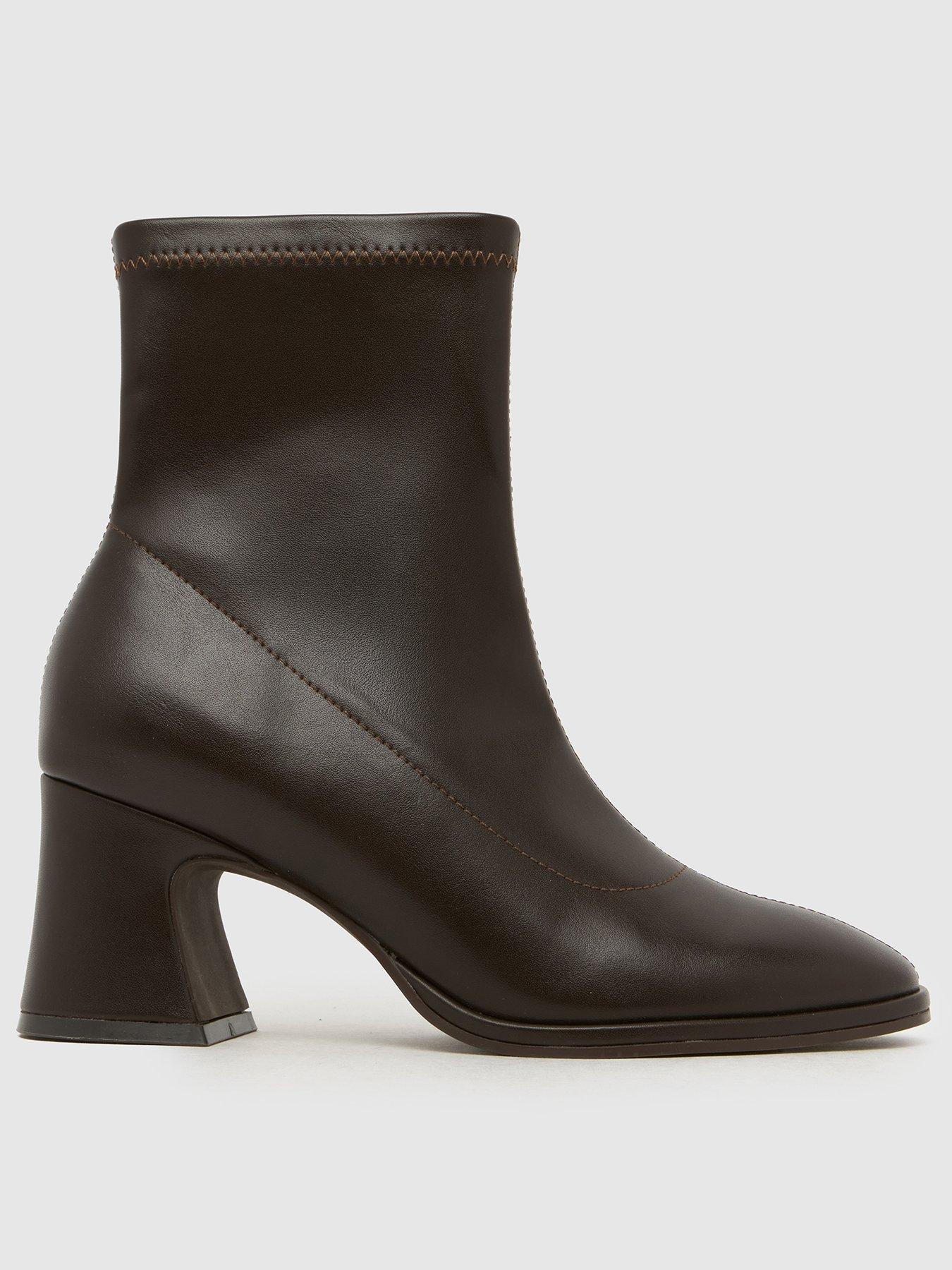 Image 1 of 4 of Schuh Brenna Sock Boot - Brown