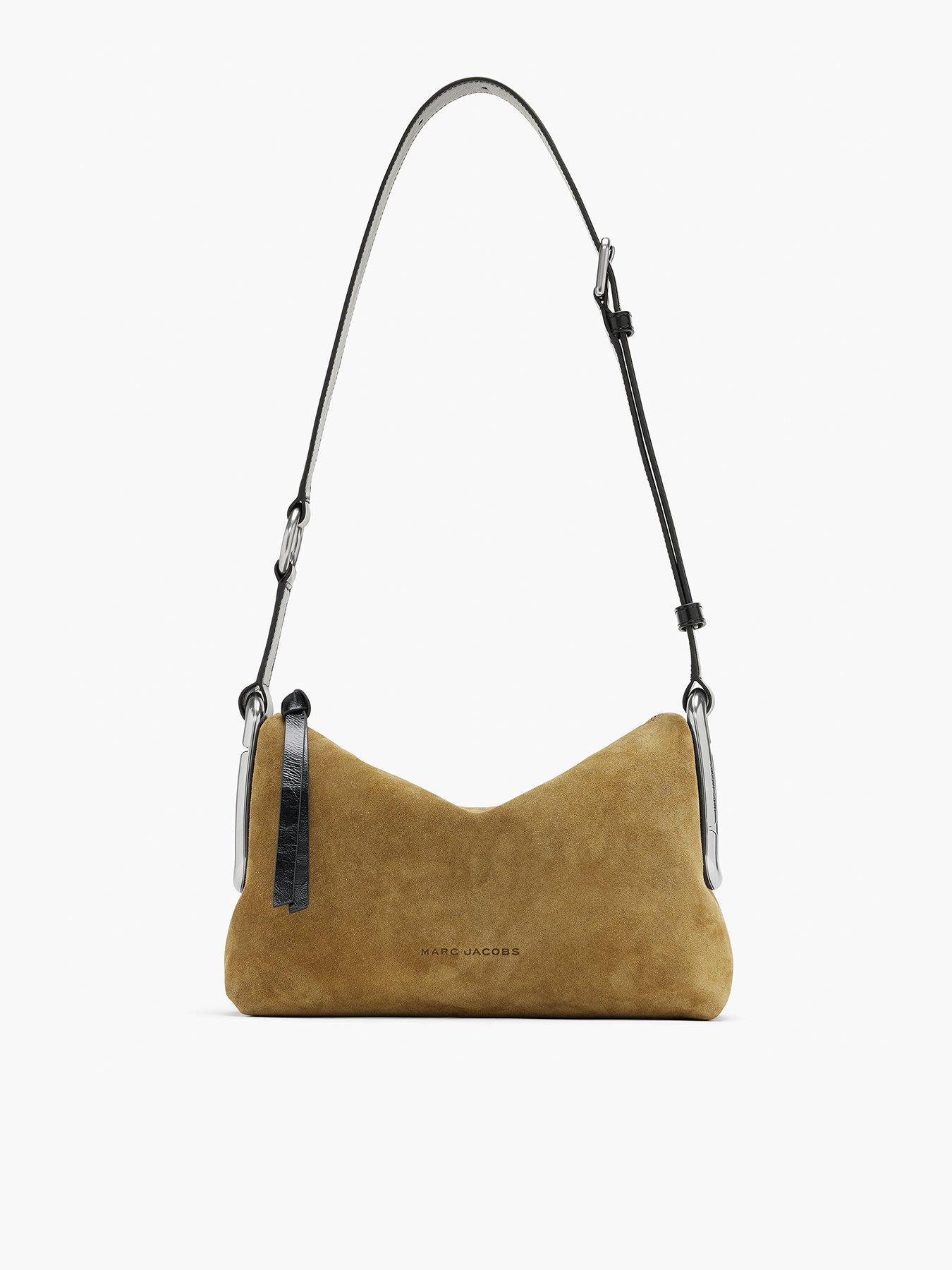 MARC JACOBS Scene Medium Shoulder Bag in Suede - Hazelnut