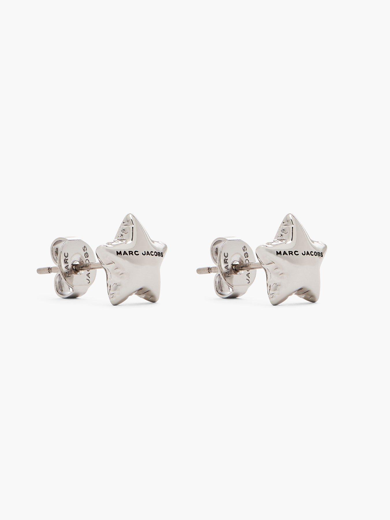 Image 4 of 4 of MARC JACOBS The Star Balloon Stud Earrings - Silver