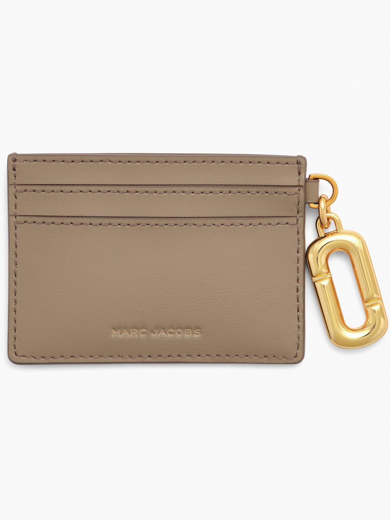 Image 2 of 3 of MARC JACOBS Scene Leather Card Case - Beige