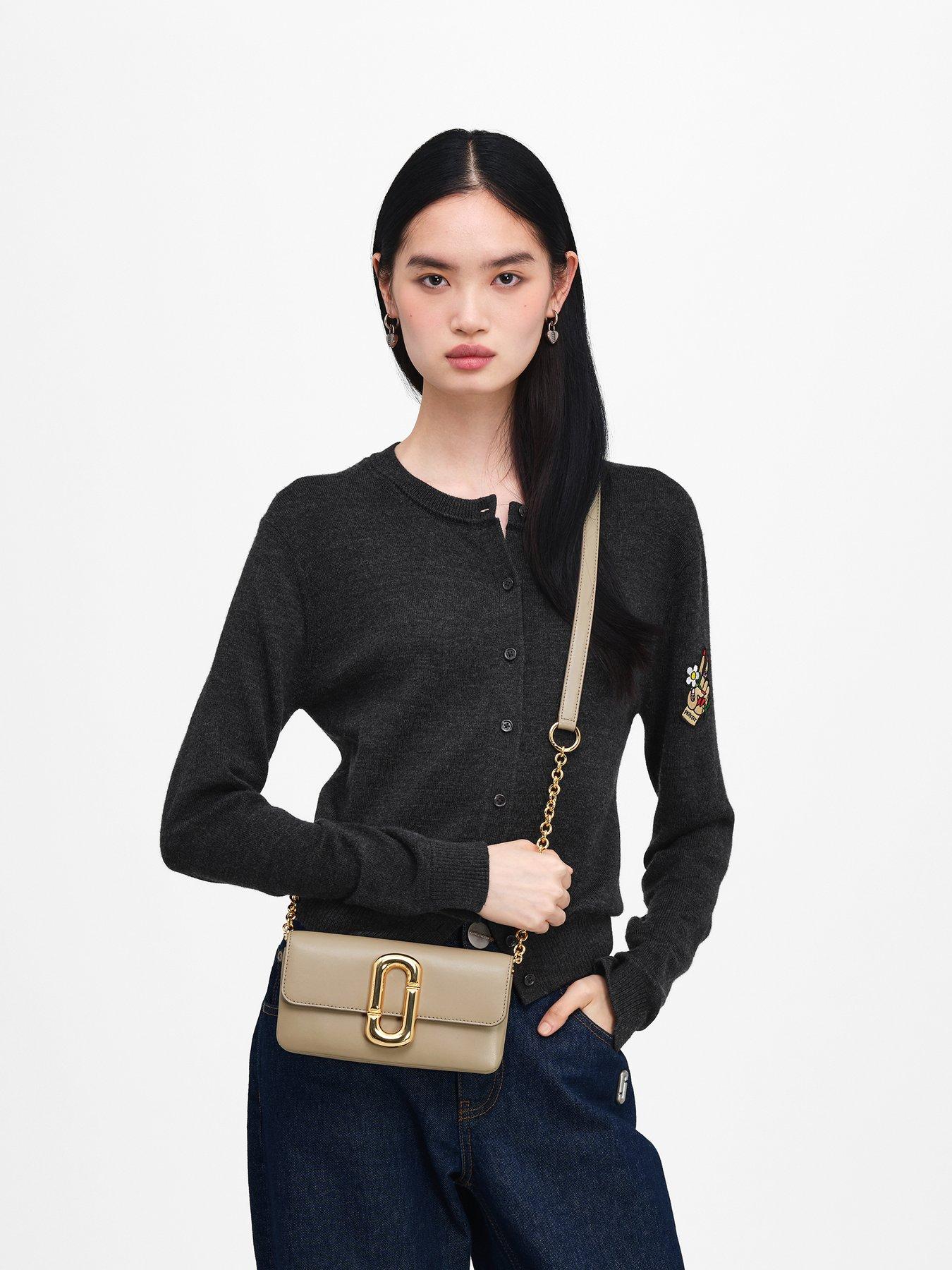 Image 2 of 4 of MARC JACOBS The Wallet On Chain - Beige