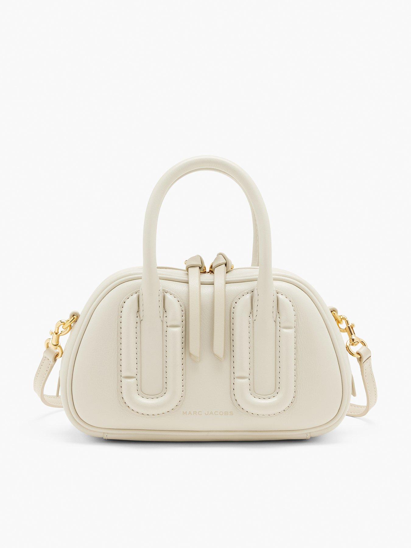 MARC JACOBS The Micro Bauletto Top Handle Bag - Cream