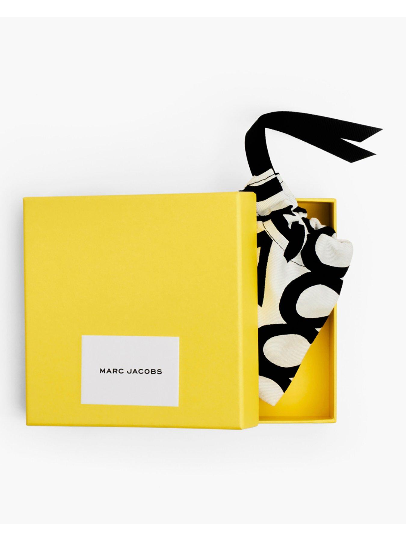 Image 4 of 4 of MARC JACOBS Womens Chunky Curb Chain Icon Charms Bracelet - Silver