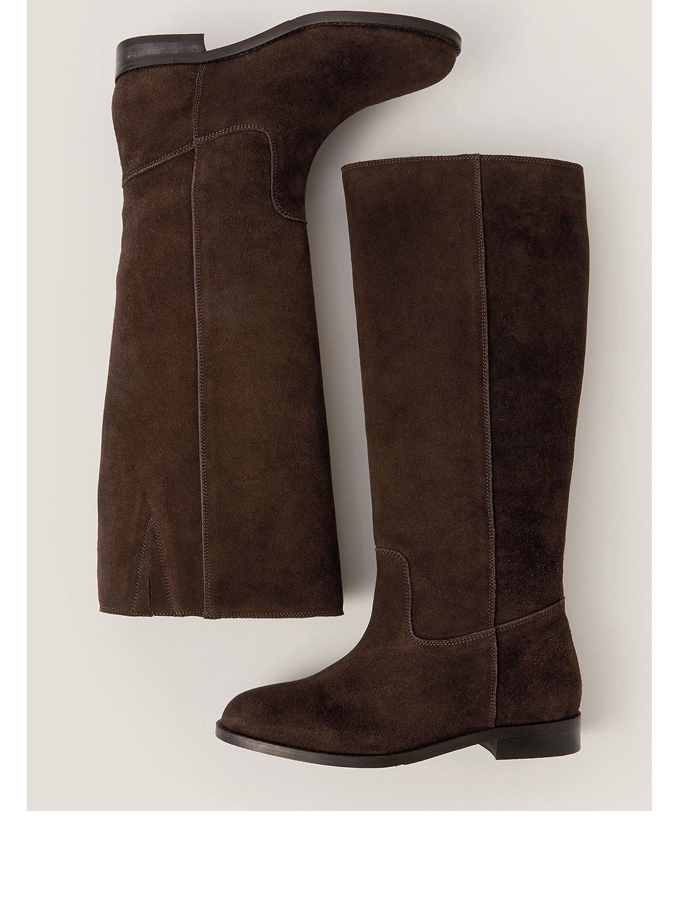 Image 3 of 3 of Monsoon Jean Suede Knee High Boot