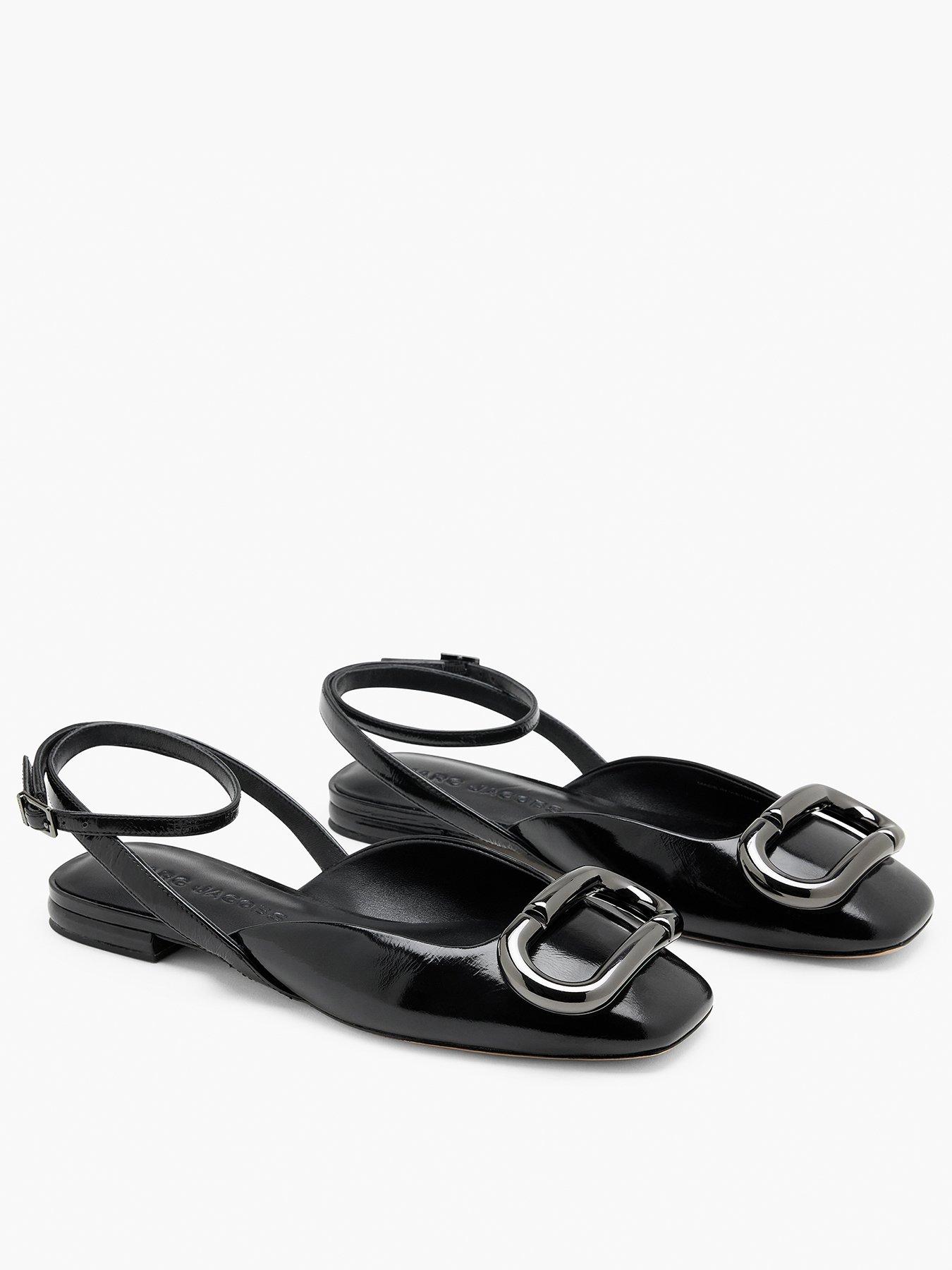 Image 1 of 4 of MARC JACOBS The Pop J Marc Sandal - Black