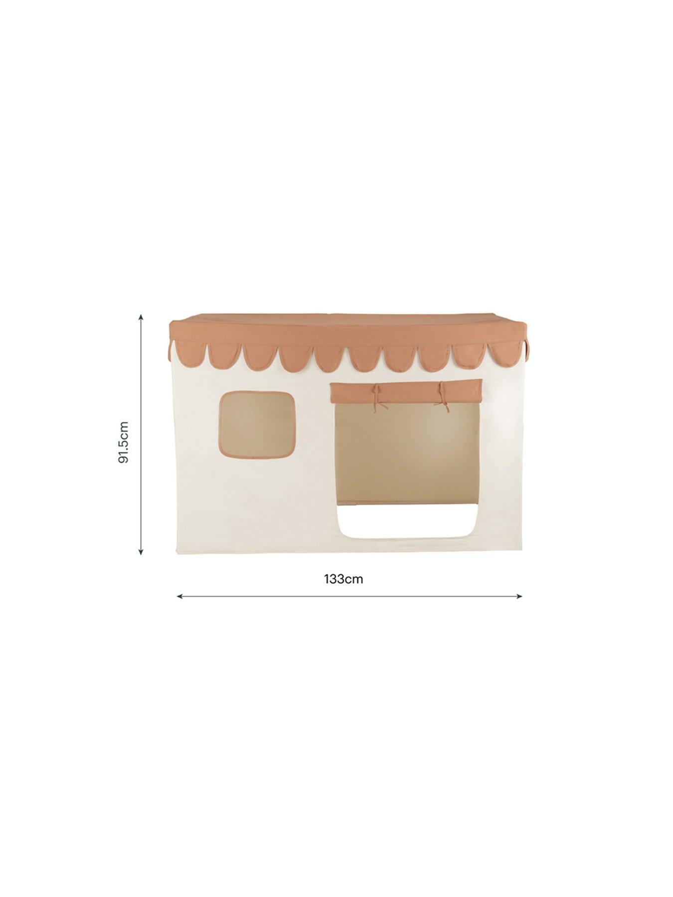 Image 4 of 5 of CuddleCo Play House with Scalloped Bunting Tuscany