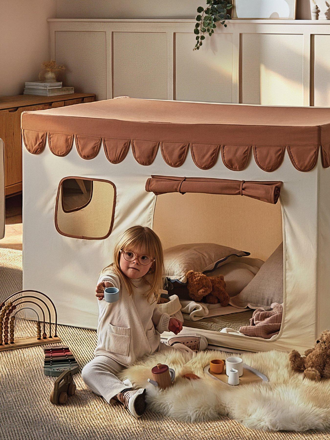 Image 5 of 5 of CuddleCo Play House with Scalloped Bunting Tuscany