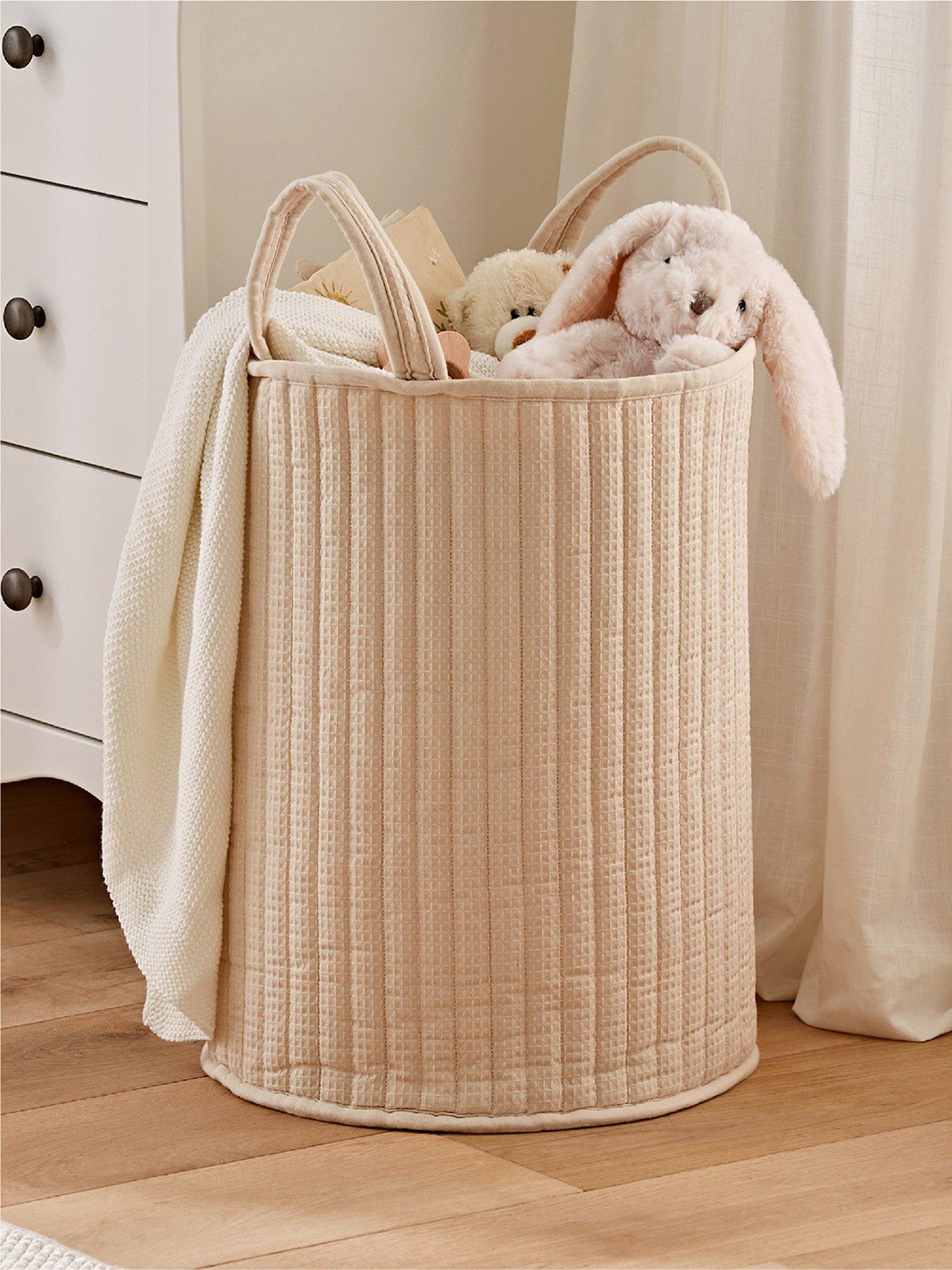 CuddleCo Large Storage Basket - Cashmere Waffle
