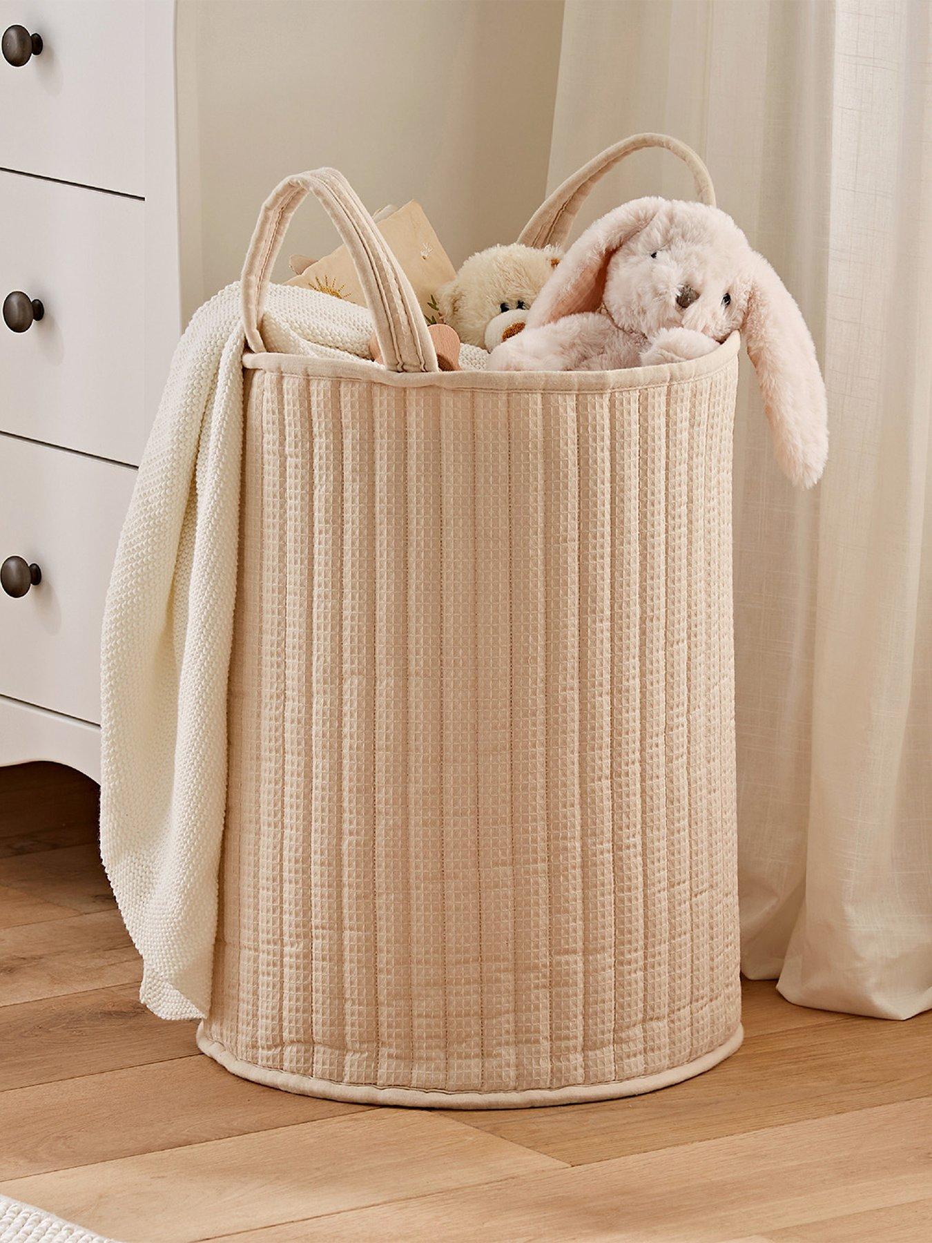 CuddleCo Large Storage Basket - Cashmere Waffle