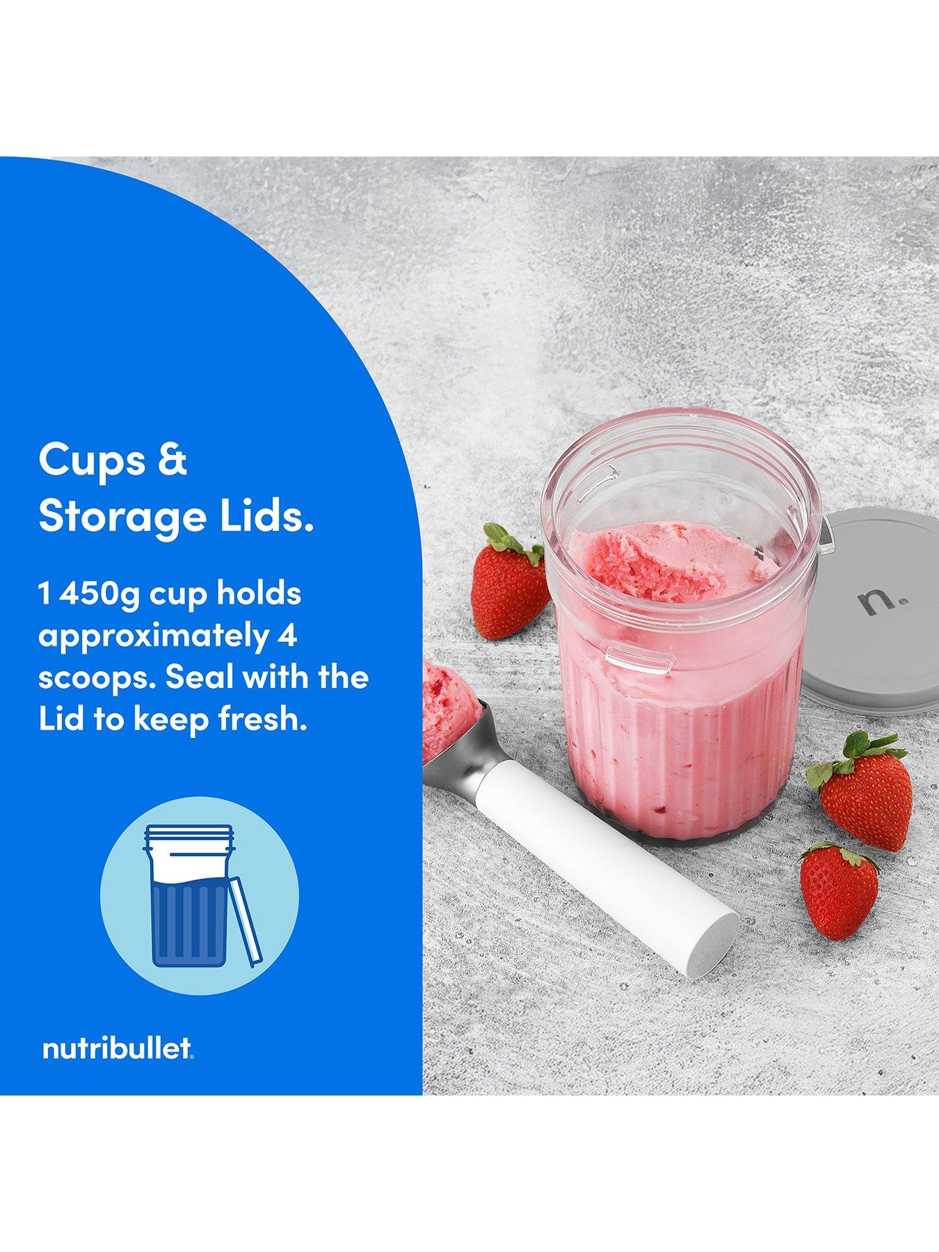 Image 4 of 8 of NUTRIBULLET chill ice cream and frozen dessert maker (matte black)