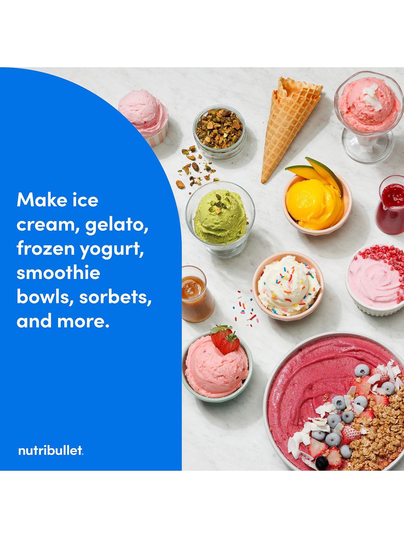 Image 6 of 8 of NUTRIBULLET chill ice cream and frozen dessert maker (matte black)