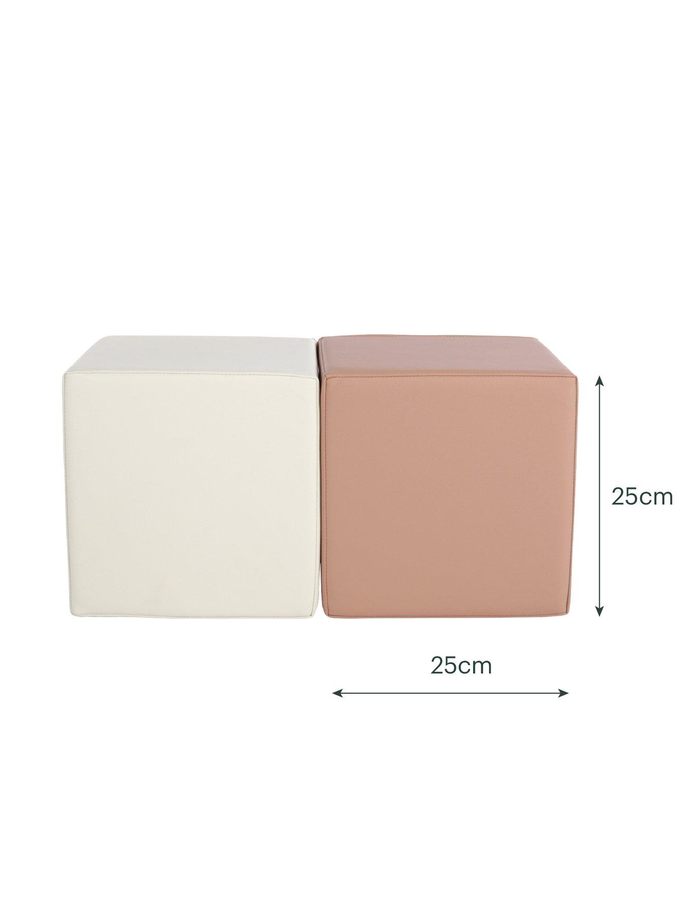Image 4 of 5 of CuddleCo Play Cubes 2pc Tuscany/Pebble
