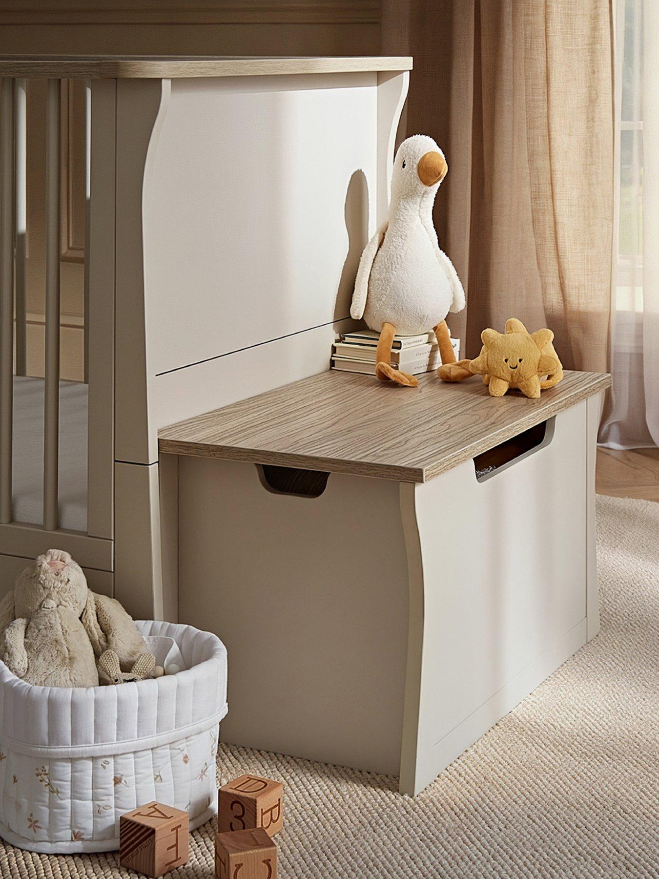 CuddleCo Clara Storage Box - Cashmere/Ash
