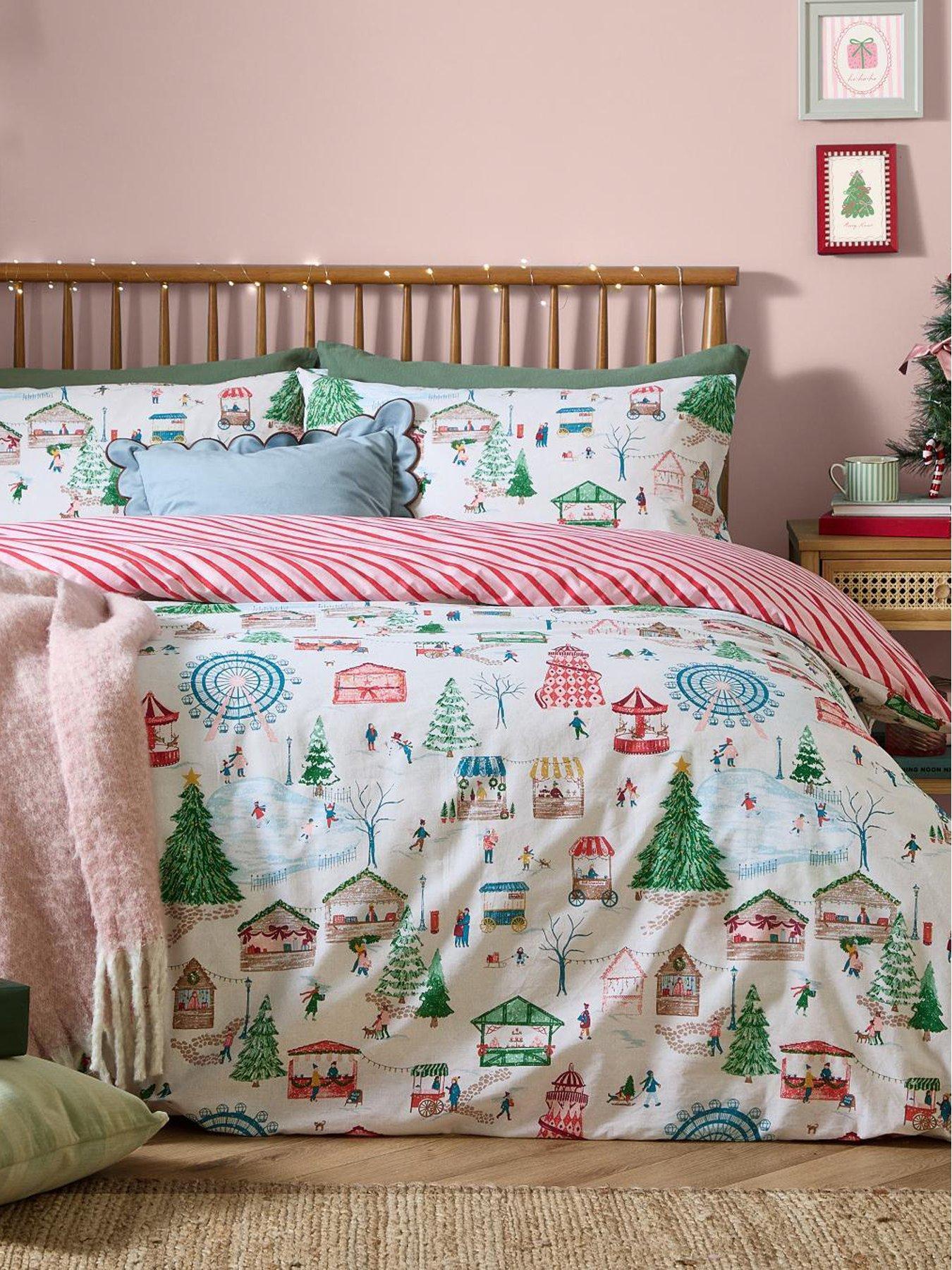 Furn Winter Wonderland Double Duvet Set Multicolour