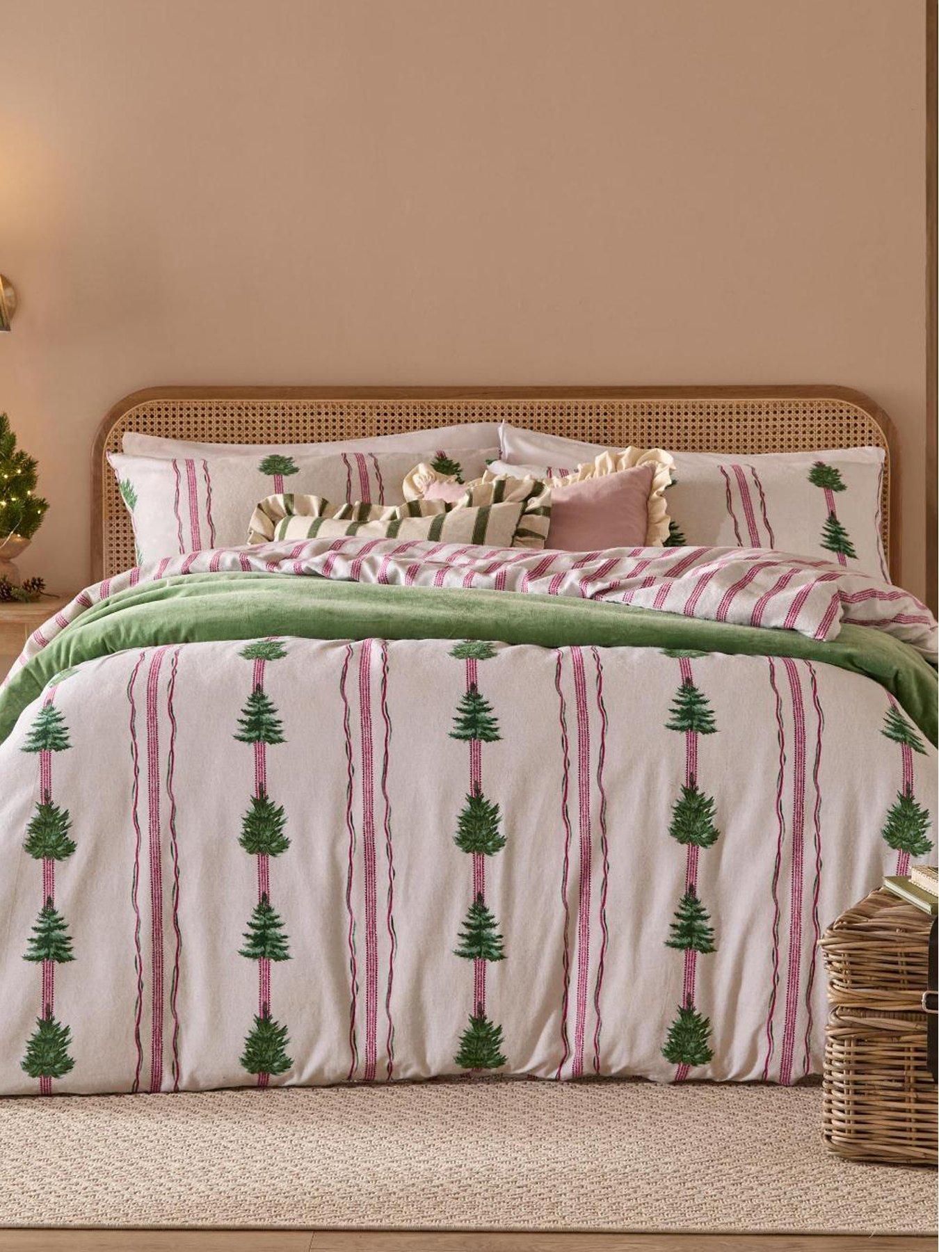 Wylder Spruce Stripe Duvet Set Oat