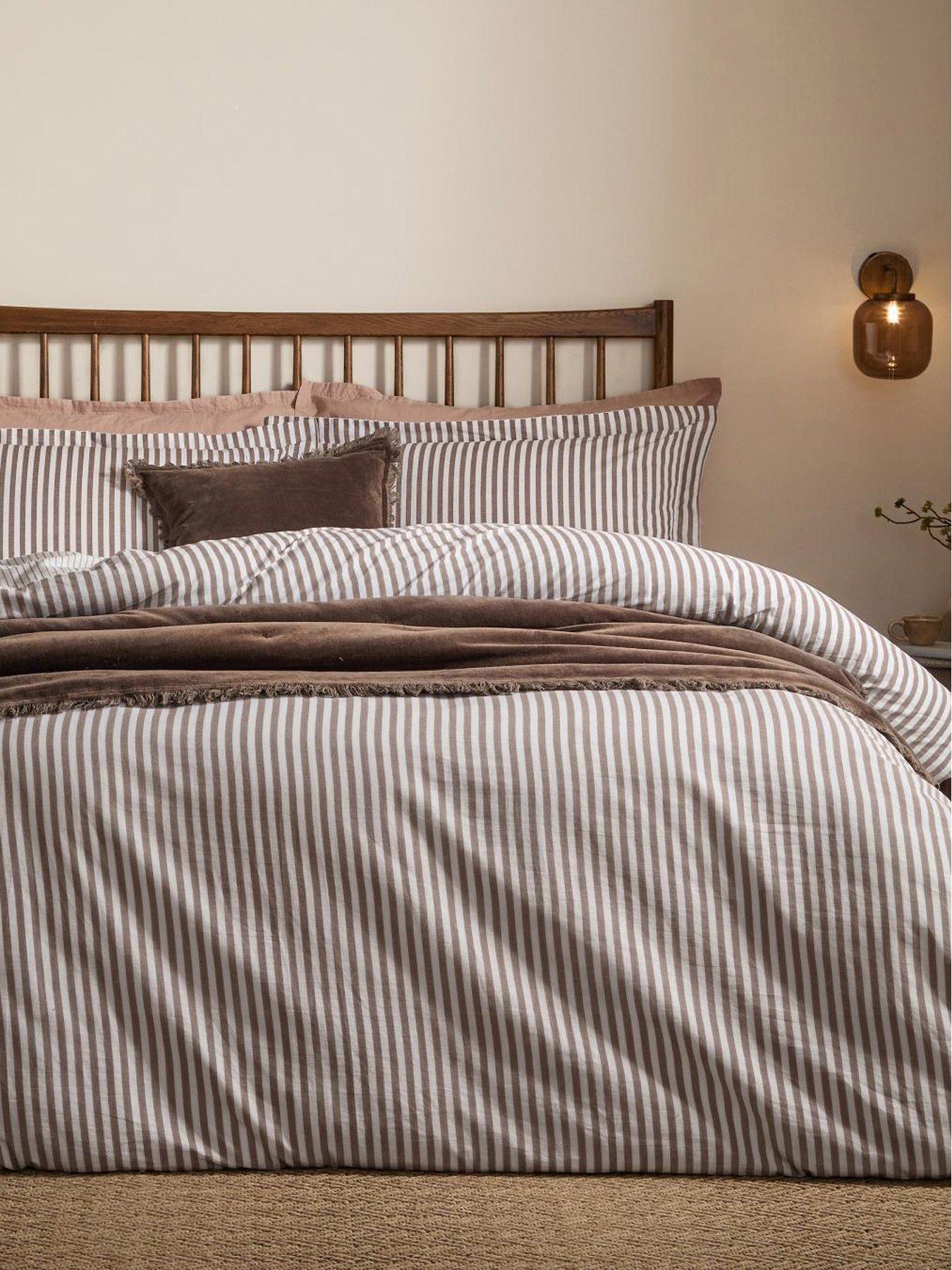 Yard Hebden Duvet Set Espresso Brown