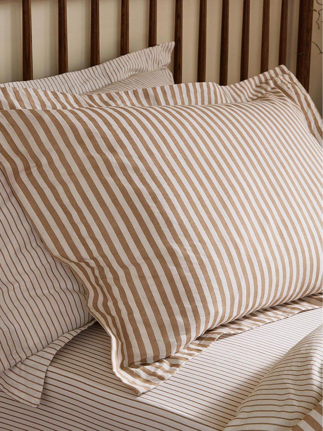 Image 1 of 2 of Yard Hebden Pillowcase Pairs Caramel