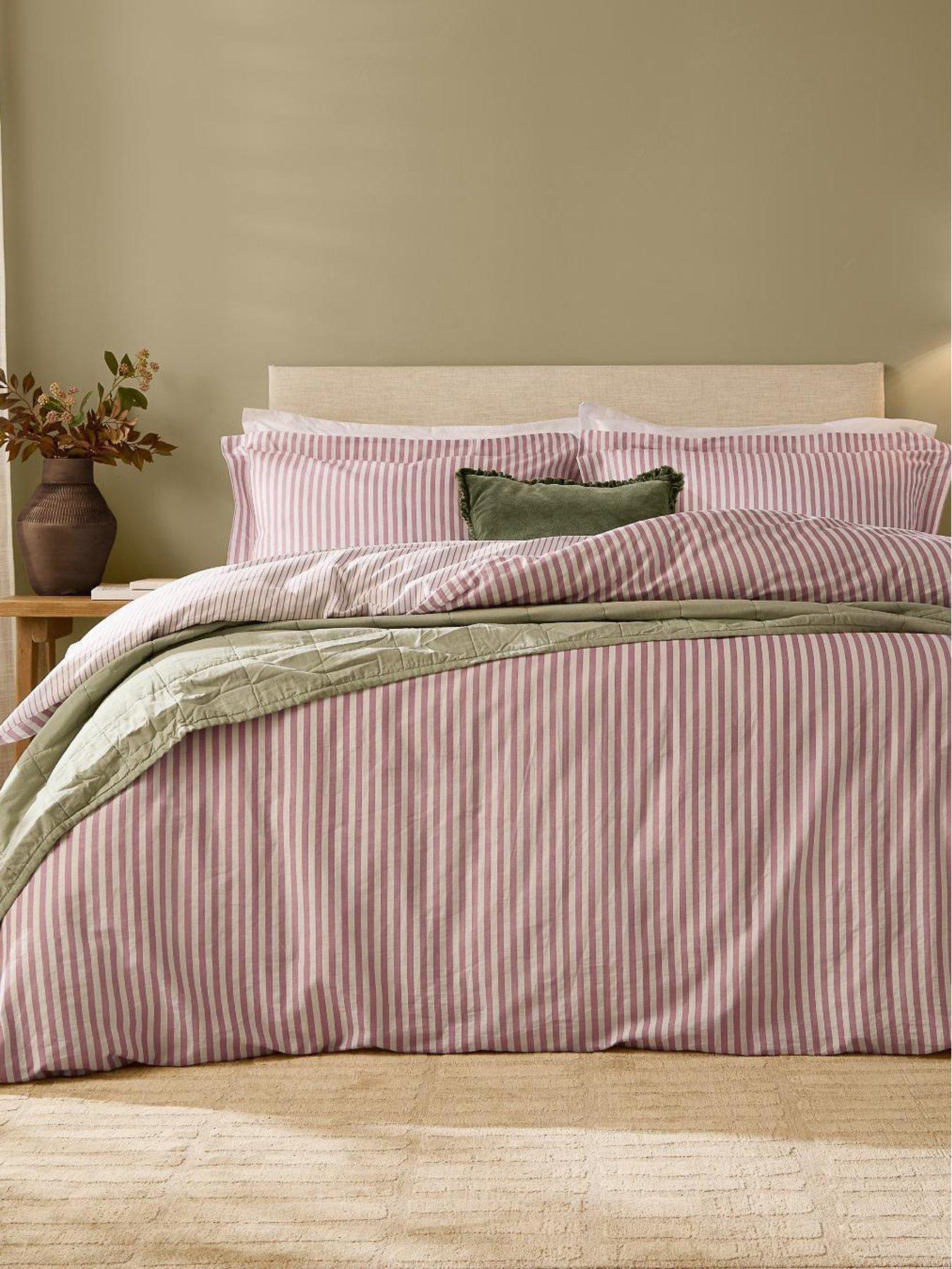 Yard Hebden Super King Size Duvet Set Rosewood
