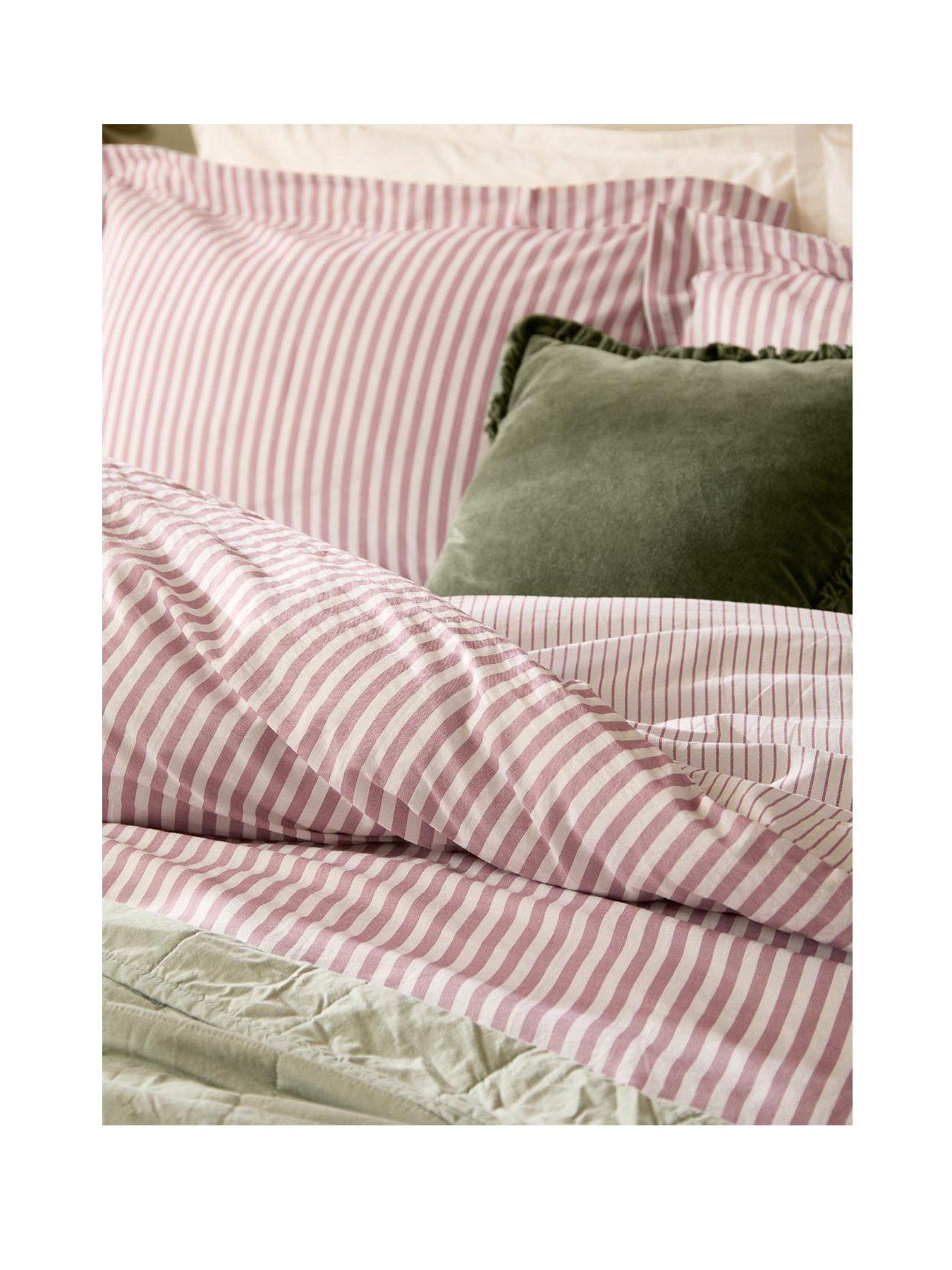 Image 2 of 2 of Yard Hebden Pillowcase Pairs Rosewood