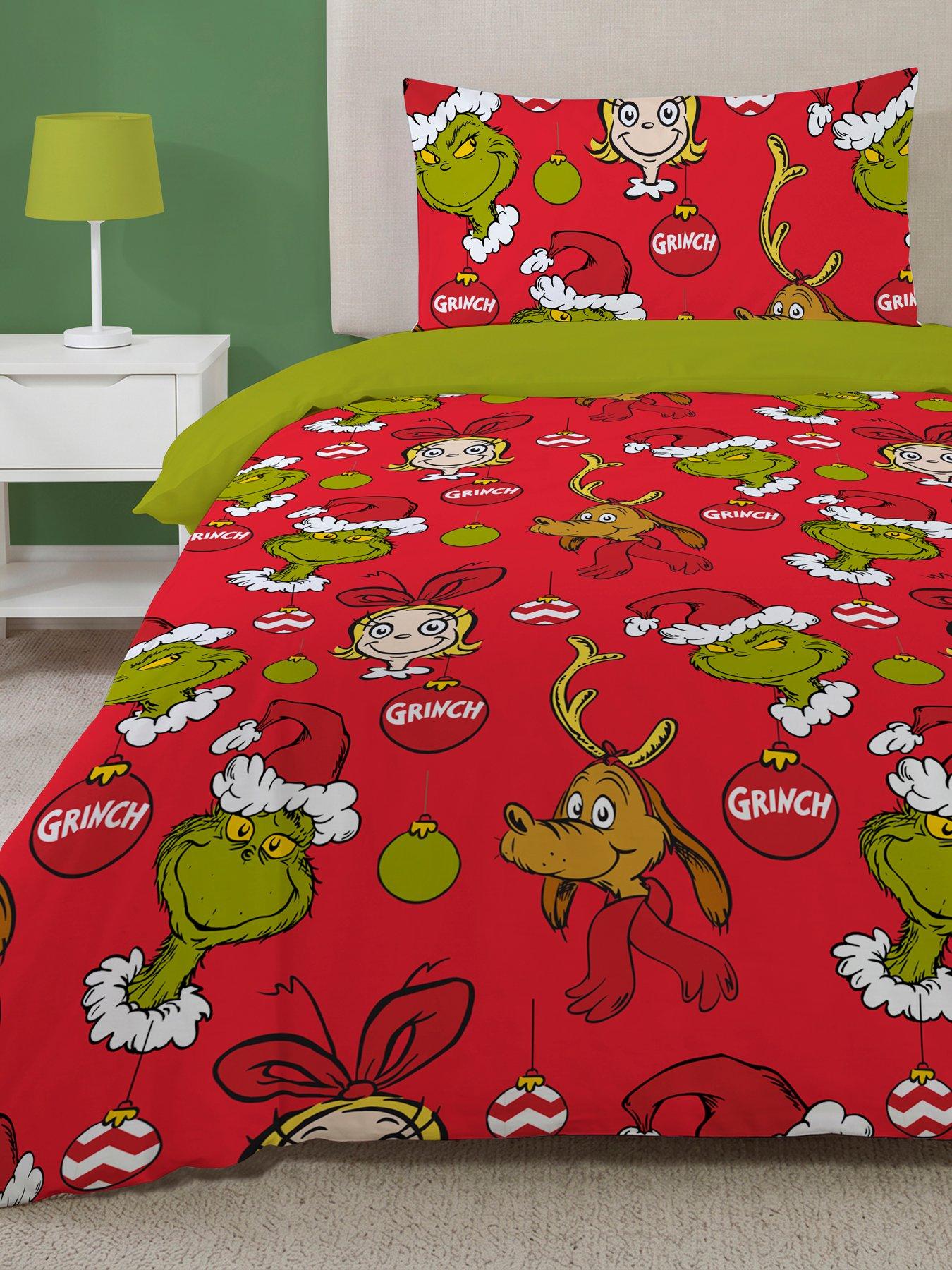 The Grinch The Grinch Welcome Christmas  Fleece Sgl Dvt 135x200 + 50x75cm*1