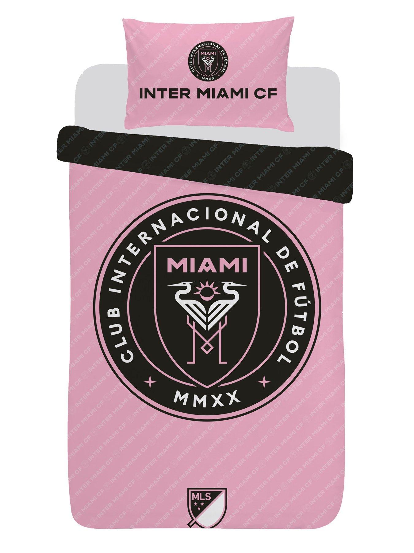 Image 7 of 7 of Football Inter Miami Football Duvet Set